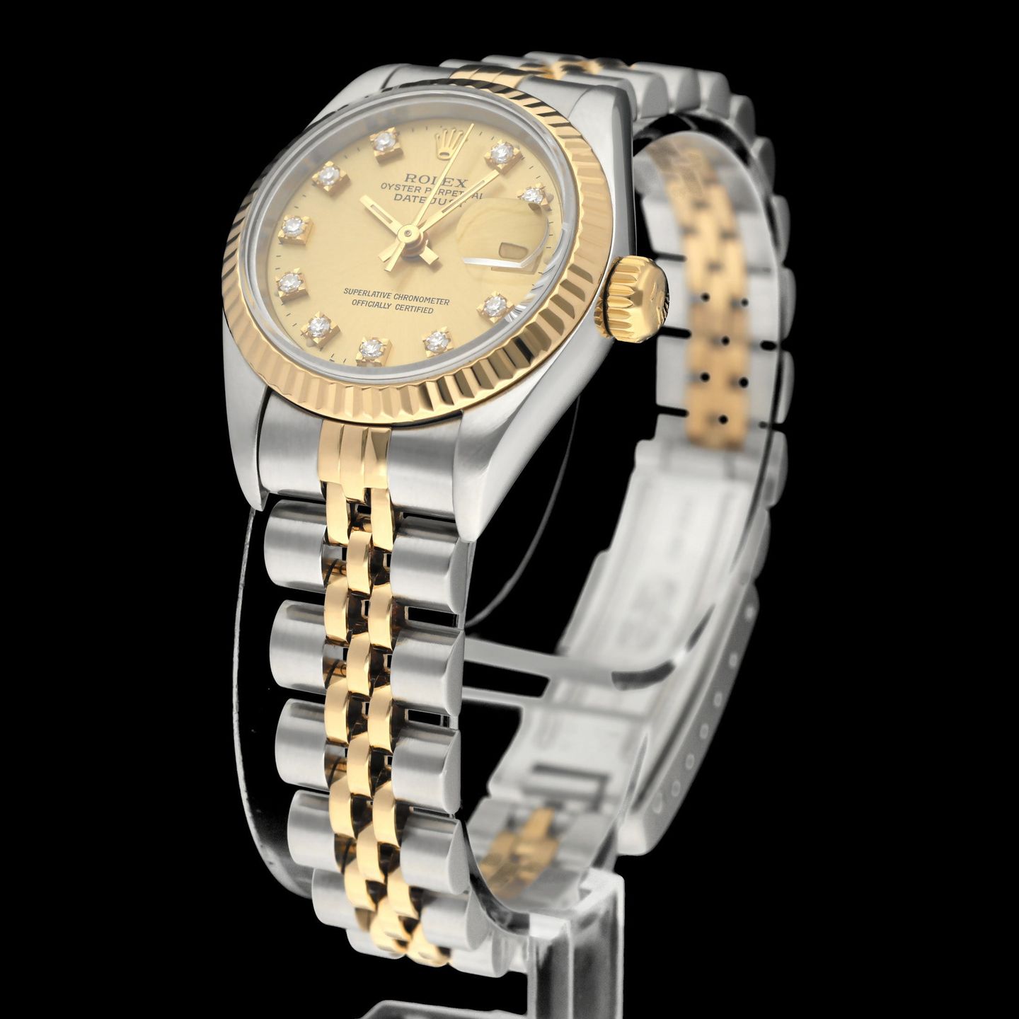 Rolex Lady-Datejust 69173G (1993) - 26 mm Gold/Steel case (5/7)