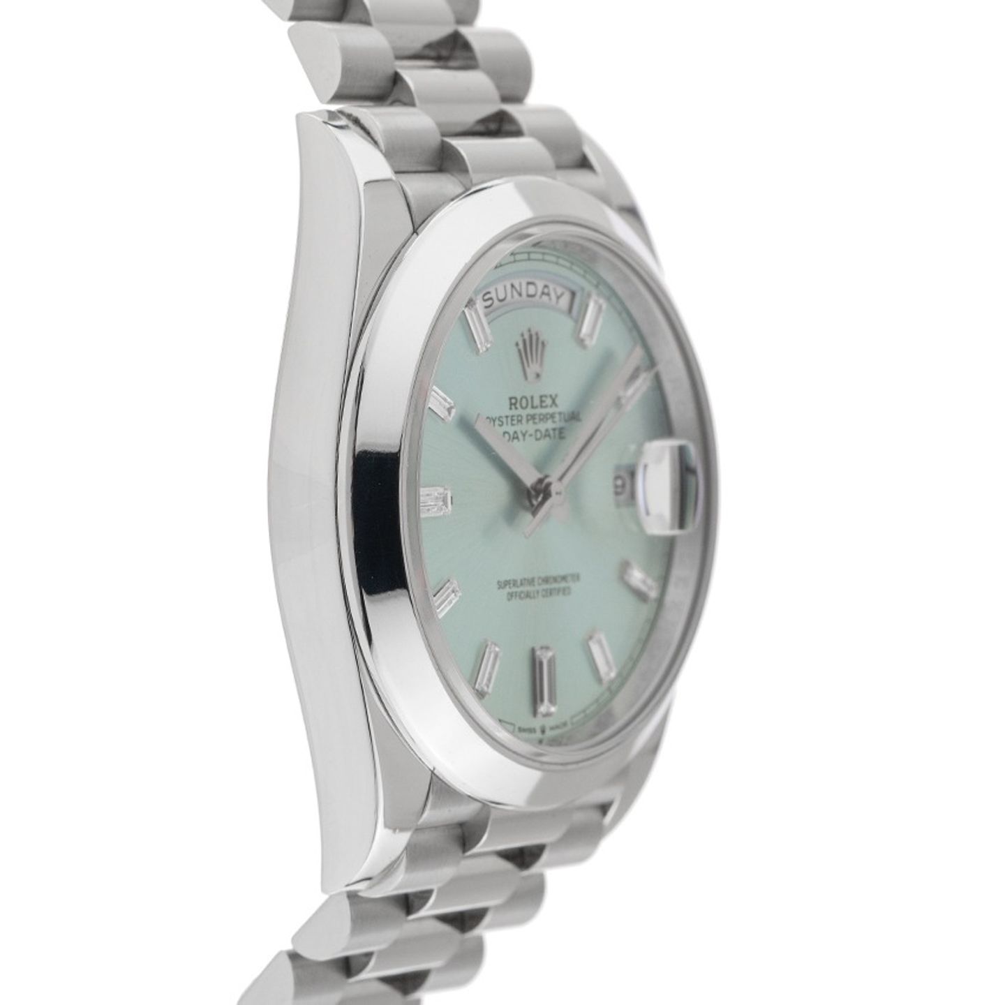 Rolex Day-Date 40 228206 (2021) - Blauw wijzerplaat 40mm Platina (5/7)