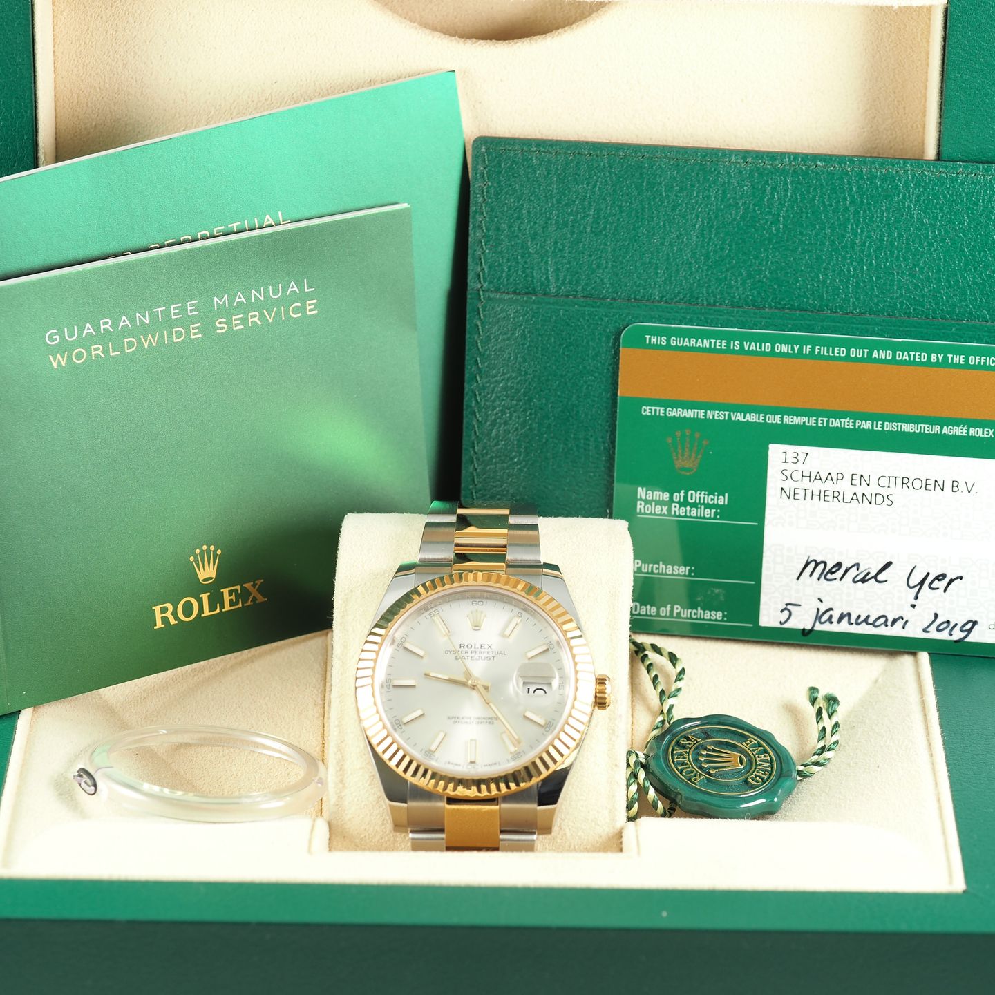 Rolex Datejust 41 126333 (2019) - Zilver wijzerplaat 41mm Goud/Staal (7/7)