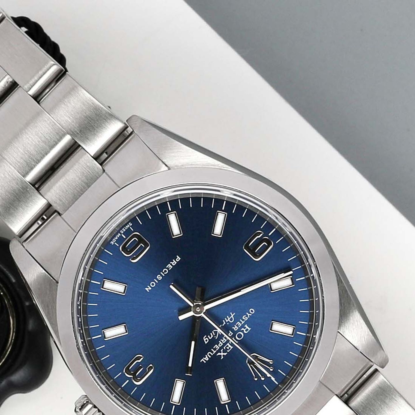 Rolex Air-King 14000M (Unknown (random serial)) - Blue dial 34 mm Steel case (4/7)