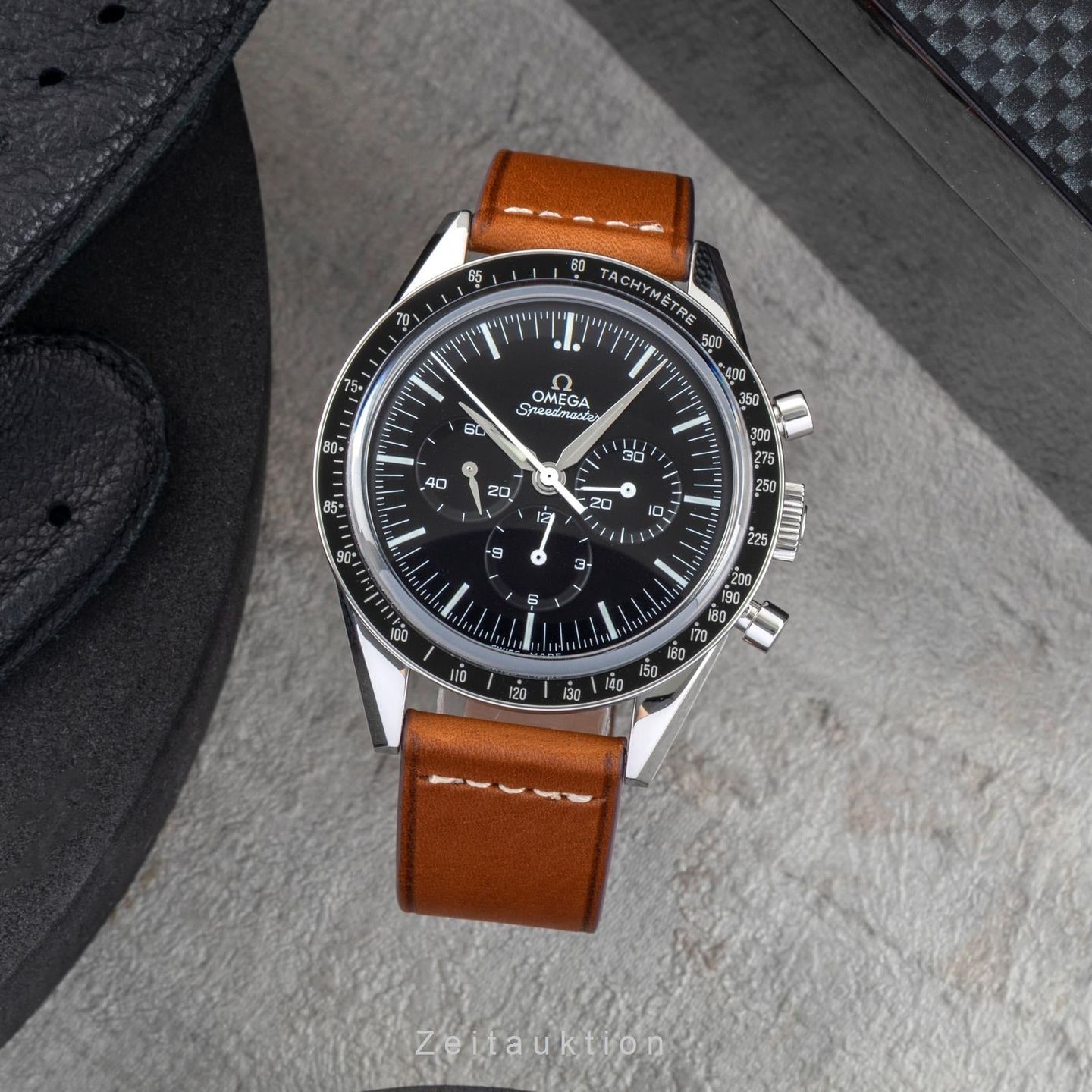 Omega Speedmaster Professional Moonwatch 311.32.40.30.01.001 (Onbekend (willekeurig serienummer)) - Zwart wijzerplaat 40mm Staal (3/8)