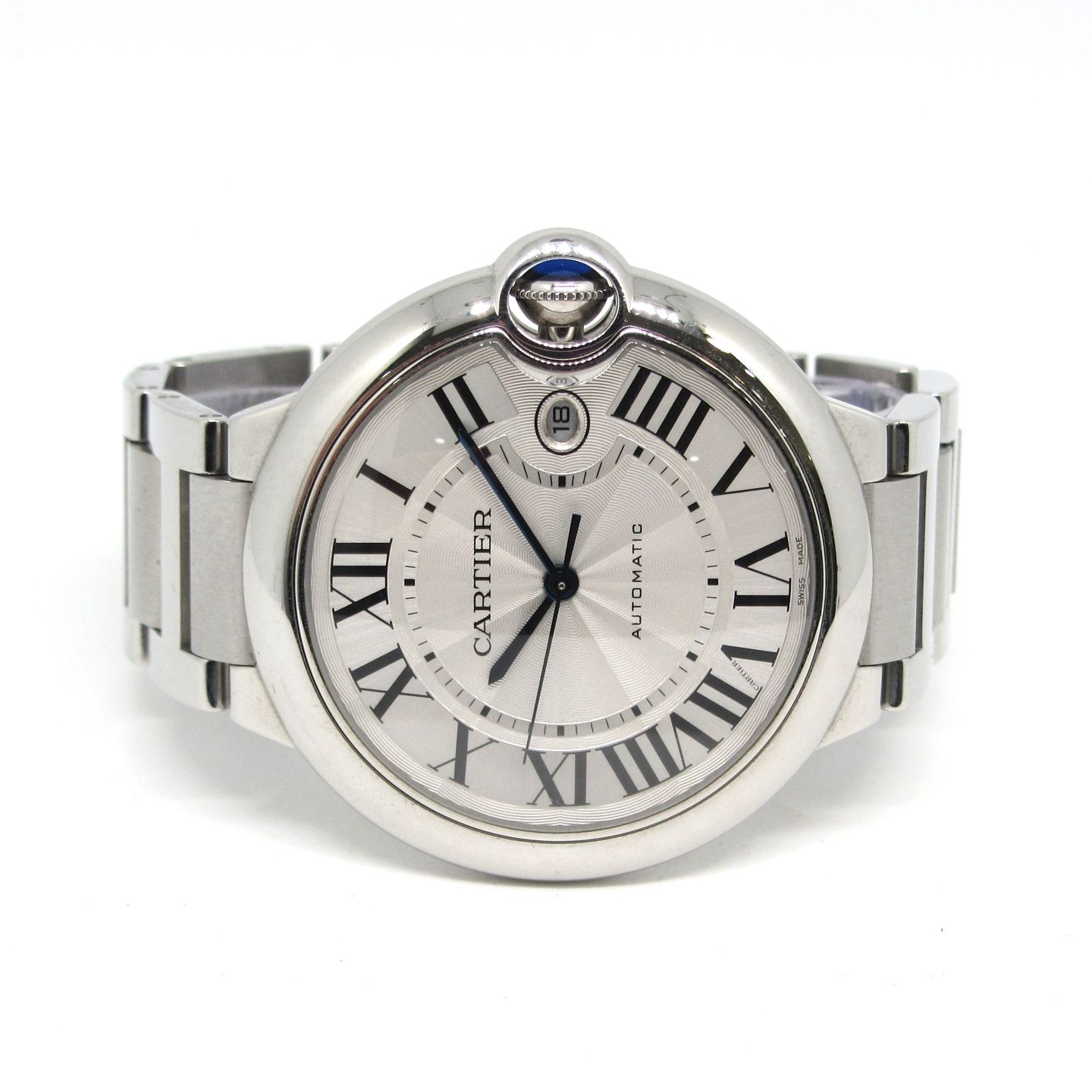 Cartier Ballon Bleu 42mm WSBB0049 (2023) - Zilver wijzerplaat 42mm Staal (2/5)