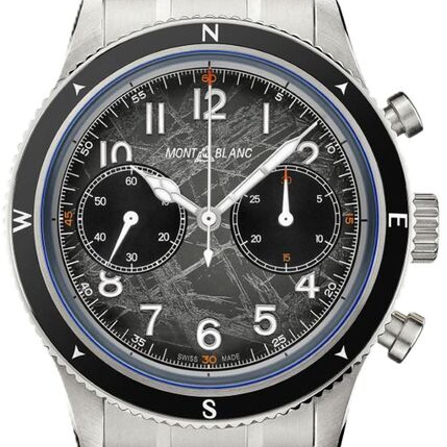 Montblanc 1858 130983 (2025) - Grey dial 42 mm Steel case (1/1)