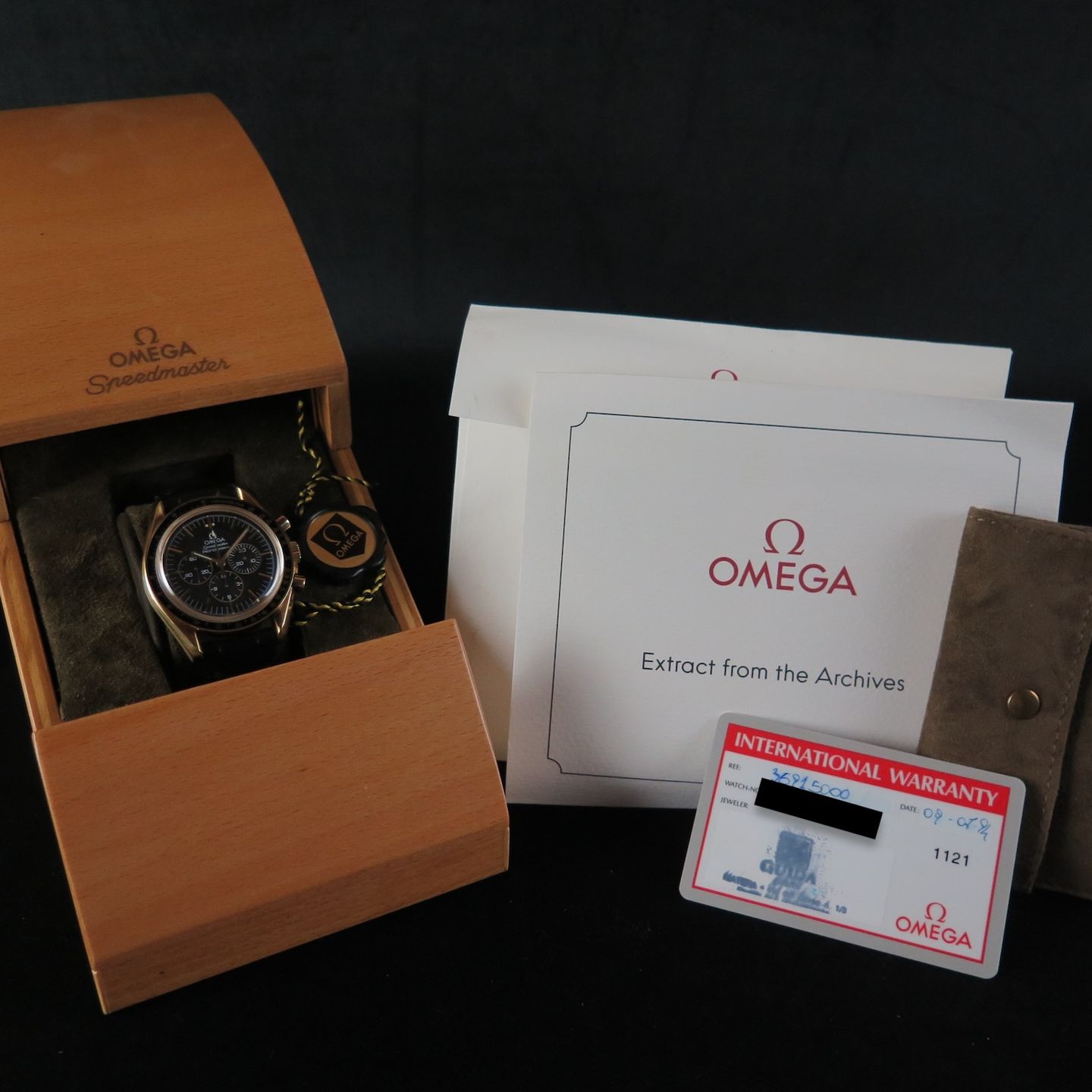 Omega Speedmaster Professional Moonwatch 310.30.42.50.04.001 (1994) - White dial 42 mm Steel case (8/8)