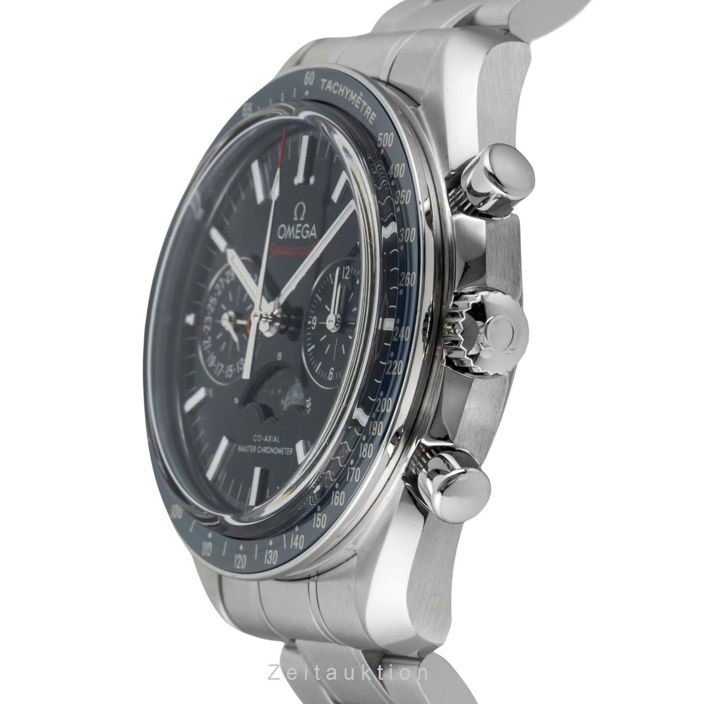Omega Speedmaster Moonphase 304.33.44.52.03.001 (Onbekend (willekeurig serienummer)) - Blauw wijzerplaat 44mm Staal (5/8)
