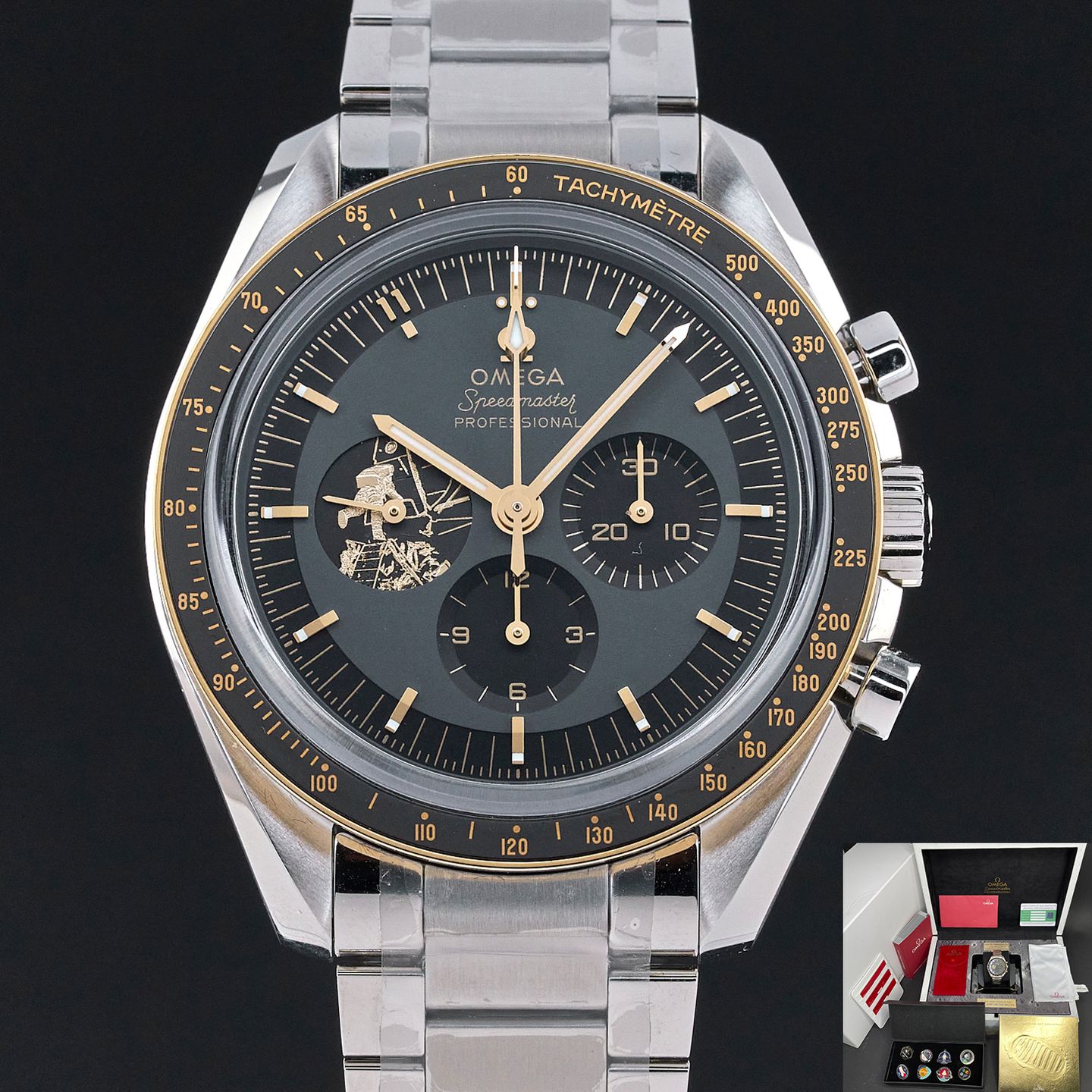 Omega Speedmaster Professional Moonwatch 310.20.42.50.01.001 (2019) - Black dial 42 mm Steel case (1/6)