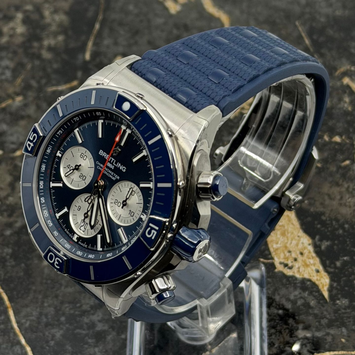 Breitling Chronomat AB0136161C1S1 (2026) - Blue dial 44 mm Steel case (5/8)