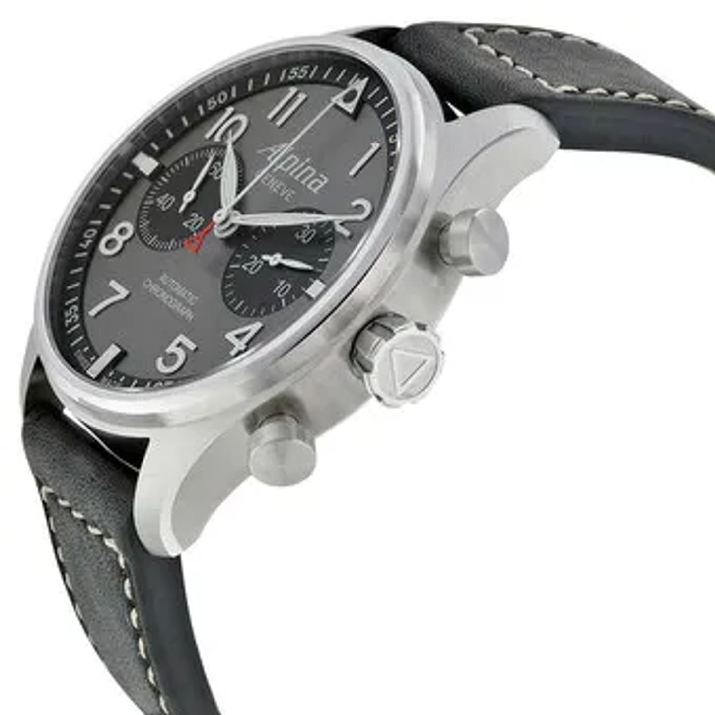 Alpina Startimer Pilot AL-860GB4S6 (2024) - Grijs wijzerplaat 44mm Staal (2/4)