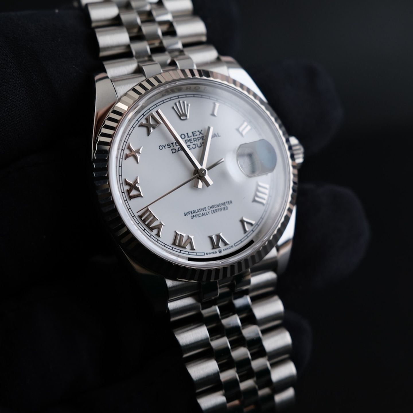 Rolex Datejust 36 126234 (2020) - White dial 36 mm Steel case (5/8)