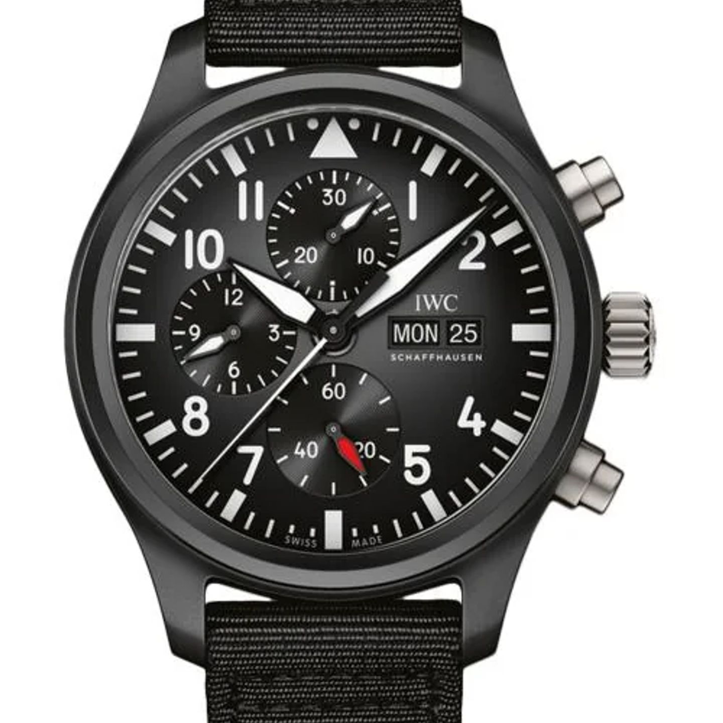 IWC Pilot Chronograph Top Gun IW389101 (2026) - Black dial 45 mm Ceramic case (1/1)
