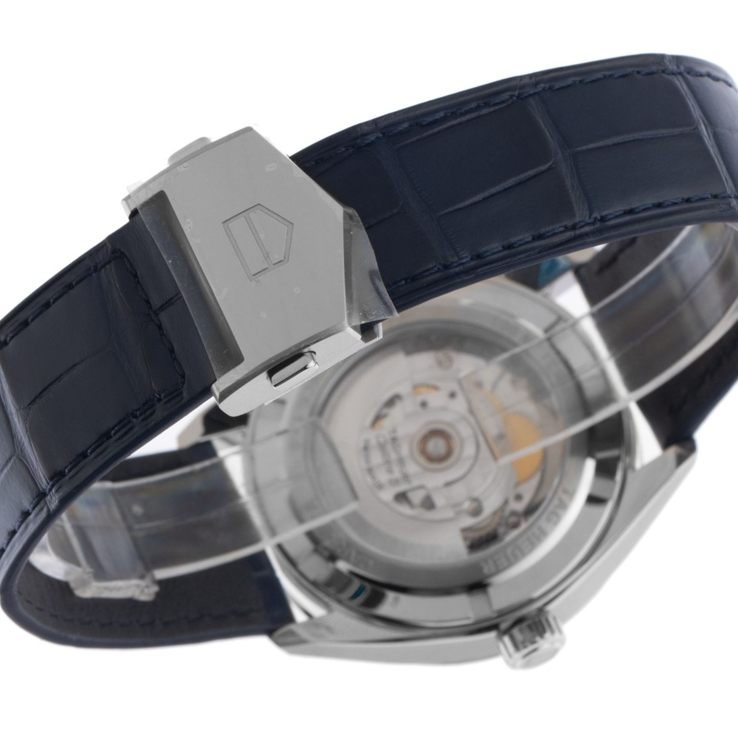 TAG Heuer Carrera Calibre 5 WBN2112.FC6504 (2025) - Blue dial 39 mm Steel case (7/7)