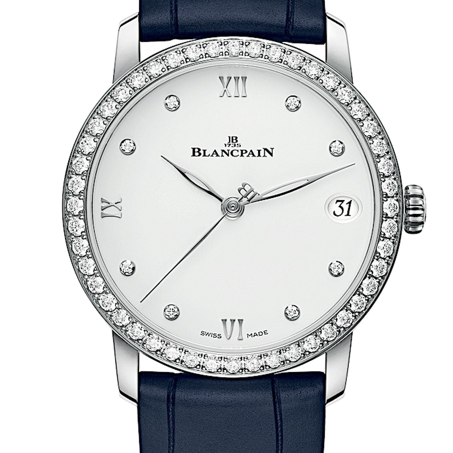 Blancpain Villeret 6127-4628-55B (2022) - White dial 33 mm Steel case (1/1)