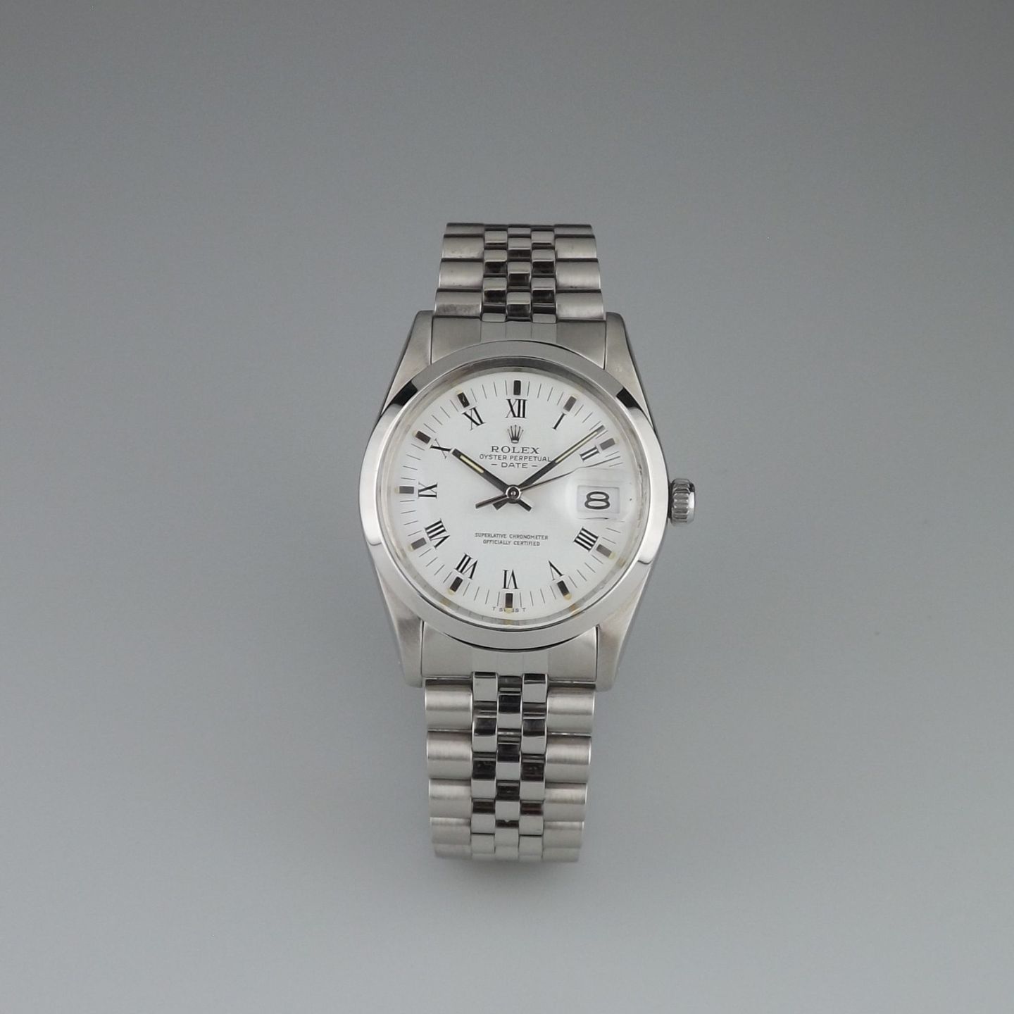 Rolex Oyster Perpetual Date 15000 (1984) - 34mm Staal (2/8)