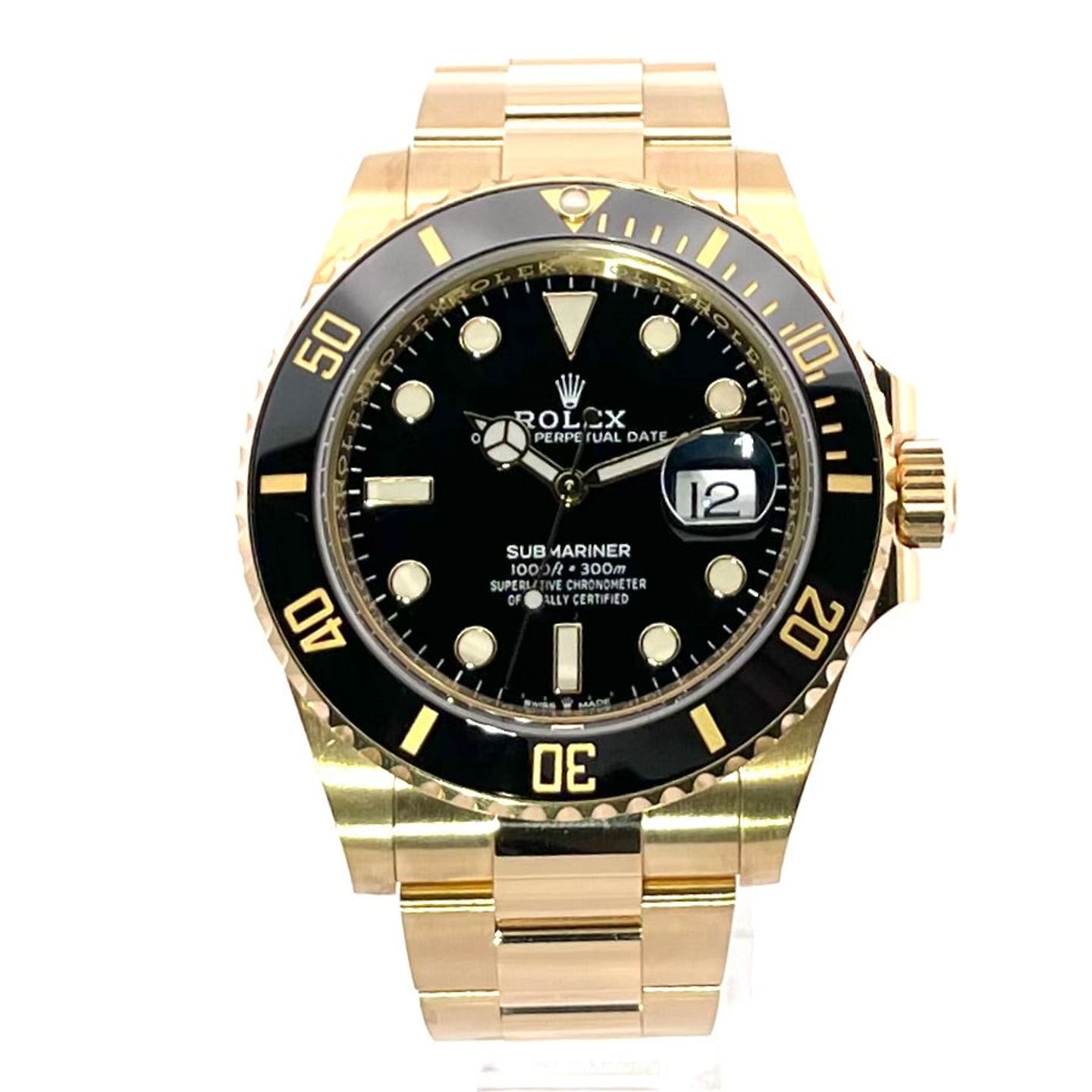 Rolex Submariner Date 126618LN (2021) - Zwart wijzerplaat 41mm Geelgoud (2/8)