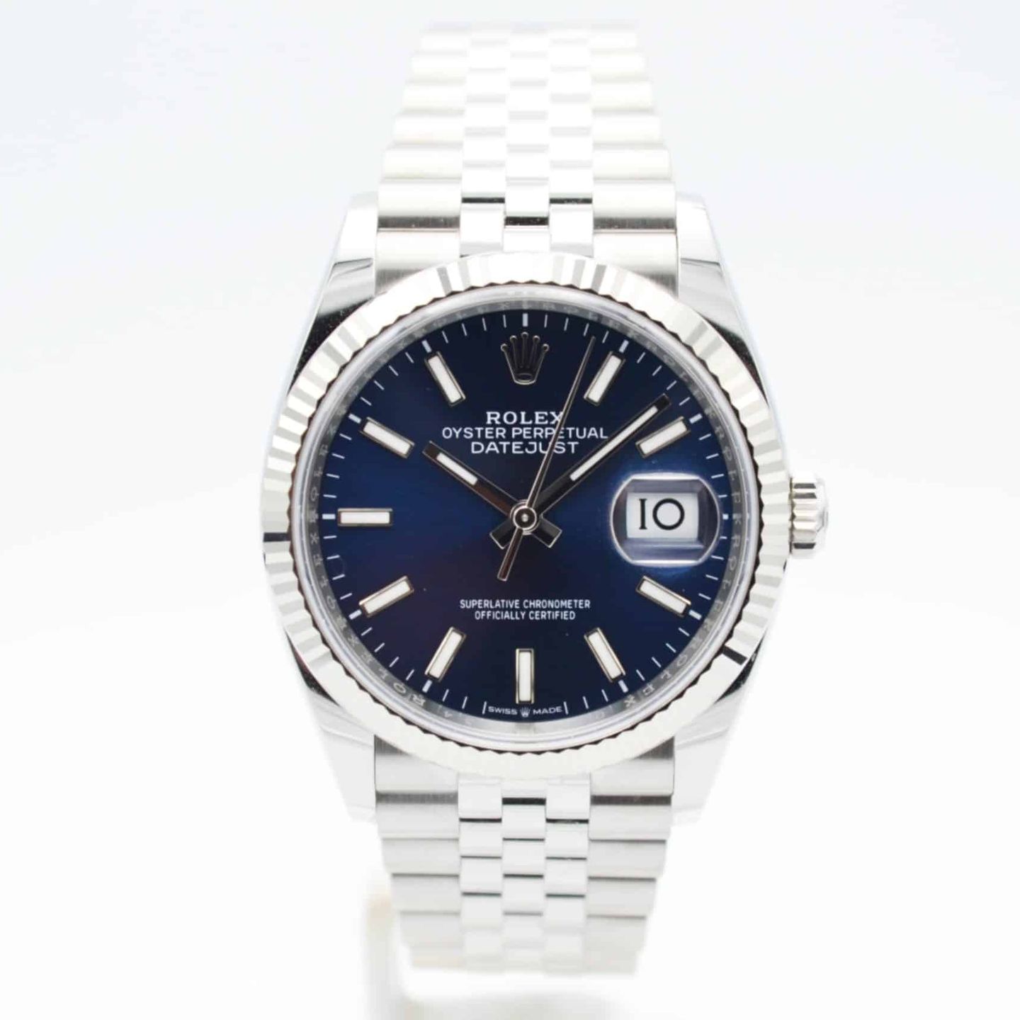 Rolex Datejust 36 126234 (2024) - Blauw wijzerplaat 36mm Staal (1/7)