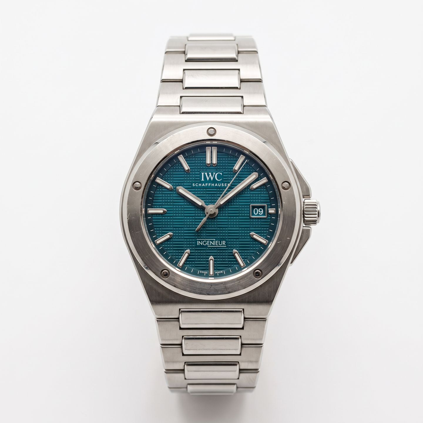 IWC Ingenieur Automatic IW328903 (Unknown (random serial)) - Blue dial 40 mm Steel case (1/5)
