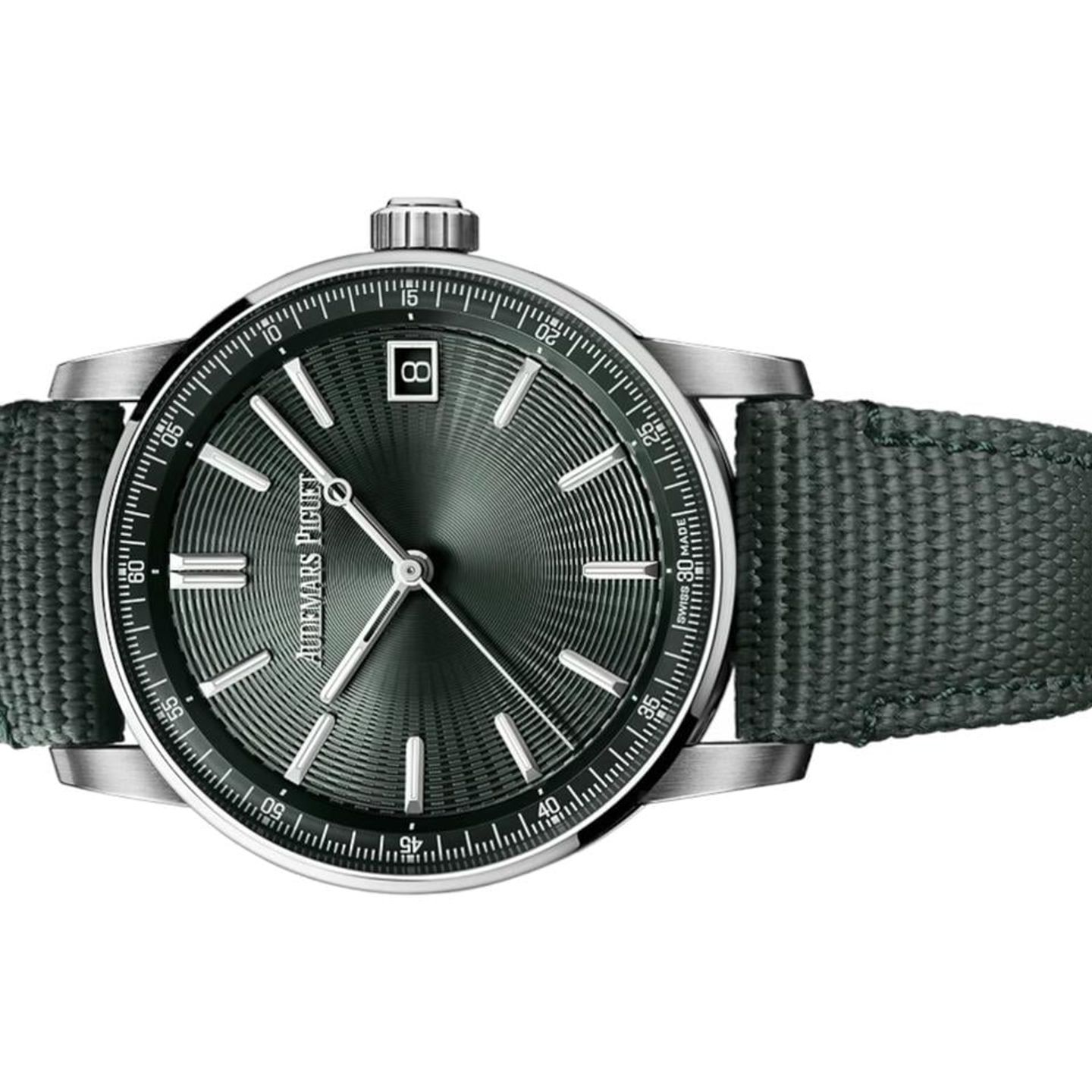 Audemars Piguet CODE 11.59 15210ST.OO.A056KB.01 (2025) - Green dial 41 mm Steel case (3/12)