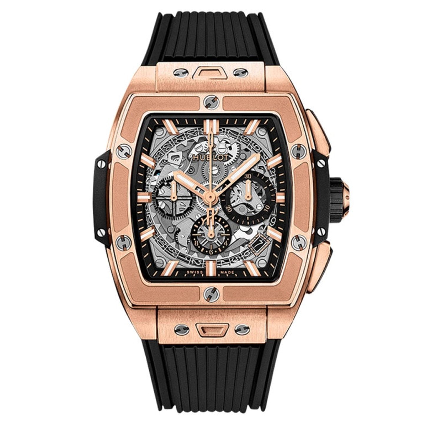 Hublot Spirit of Big Bang 642.OX.0180.RX (2025) - Transparent dial 42 mm Rose Gold case (1/1)