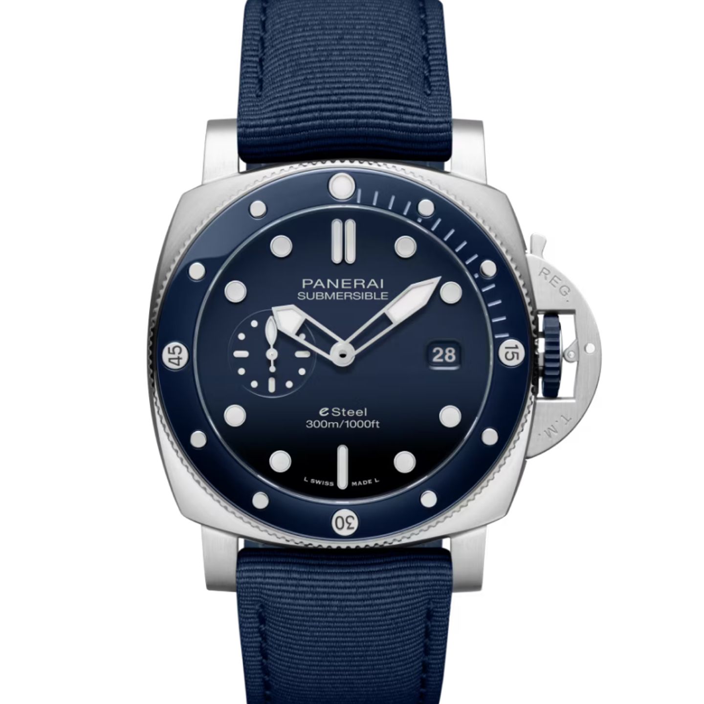 Panerai Luminor Submersible PAM01289 (2022) - Blauw wijzerplaat 44mm Staal (1/8)