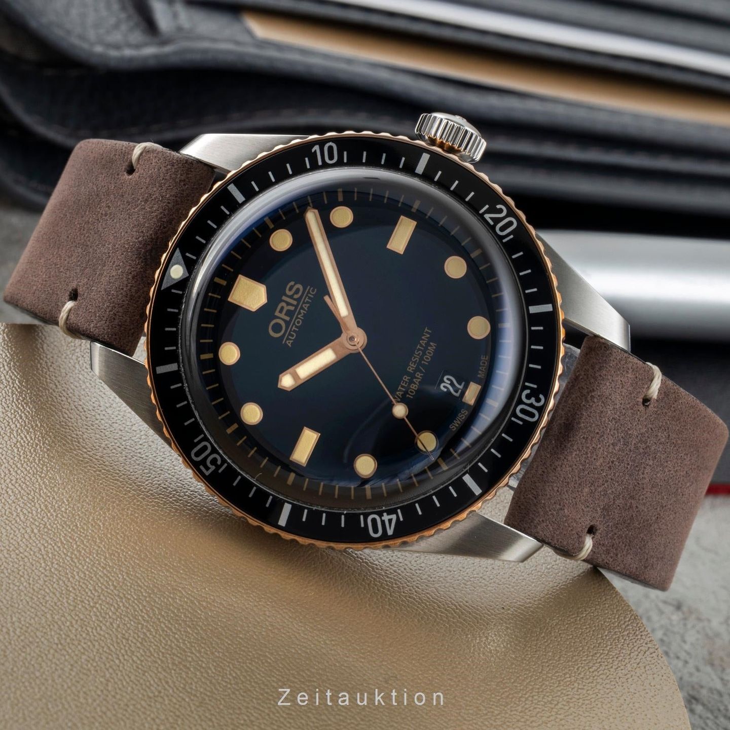 Oris Divers Sixty Five 01 733 7707 4354-07 5 20 55 (Onbekend (willekeurig serienummer)) - Zwart wijzerplaat 40mm Staal (2/8)