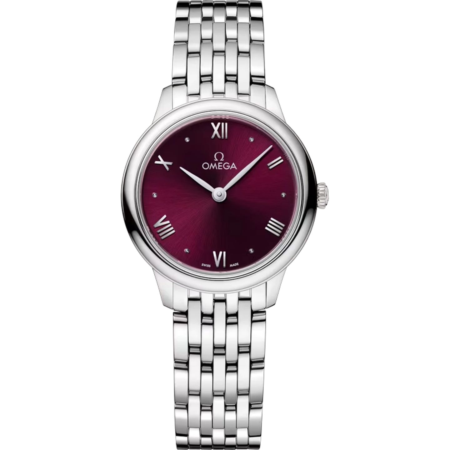 Omega De Ville 434.10.28.60.11.001 (2025) - Red dial 28 mm Steel case (1/1)