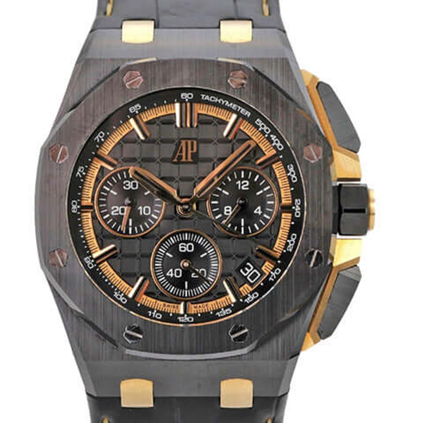 Audemars Piguet Royal Oak Offshore Chronograph 26420CE.OO.A005VE.01 (2023) - Zwart wijzerplaat 43mm Keramiek (1/8)