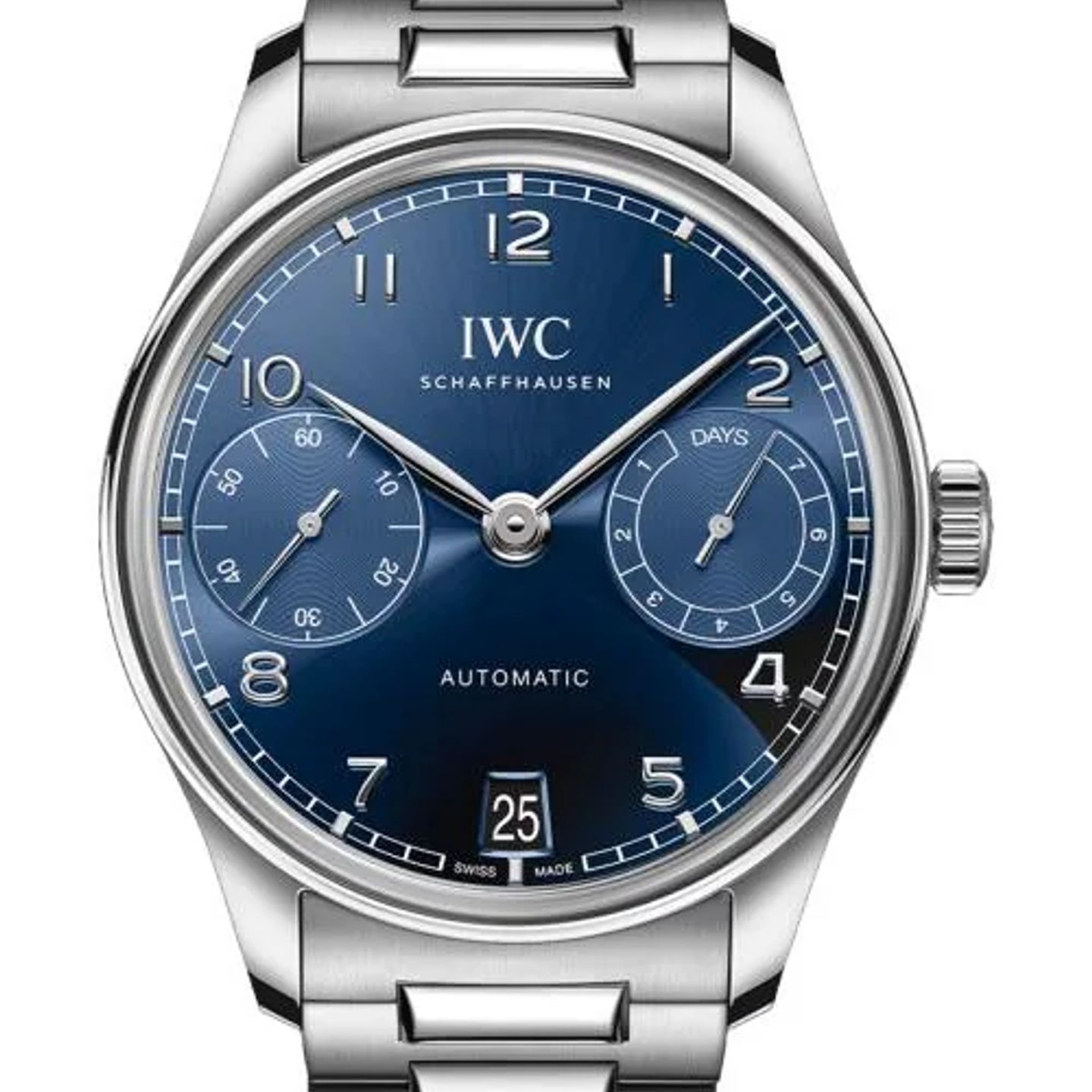 IWC Portuguese Automatic IW501704 (2026) - Blue dial 42 mm Steel case (1/1)