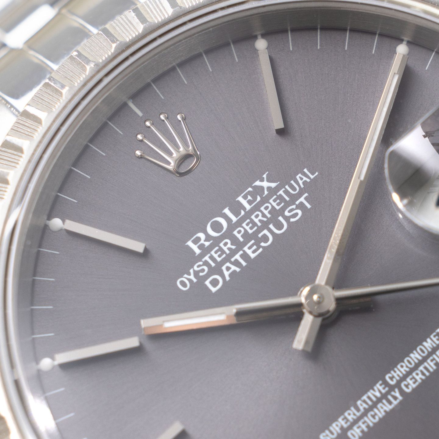 Rolex Datejust 36 16220 (1991) - Grey dial 36 mm Steel case (4/7)