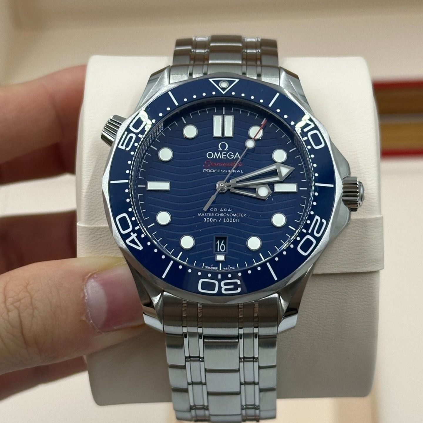 Omega Seamaster Diver 300 M 210.30.42.20.03.001 (2023) - Blue dial 42 mm Steel case (8/8)