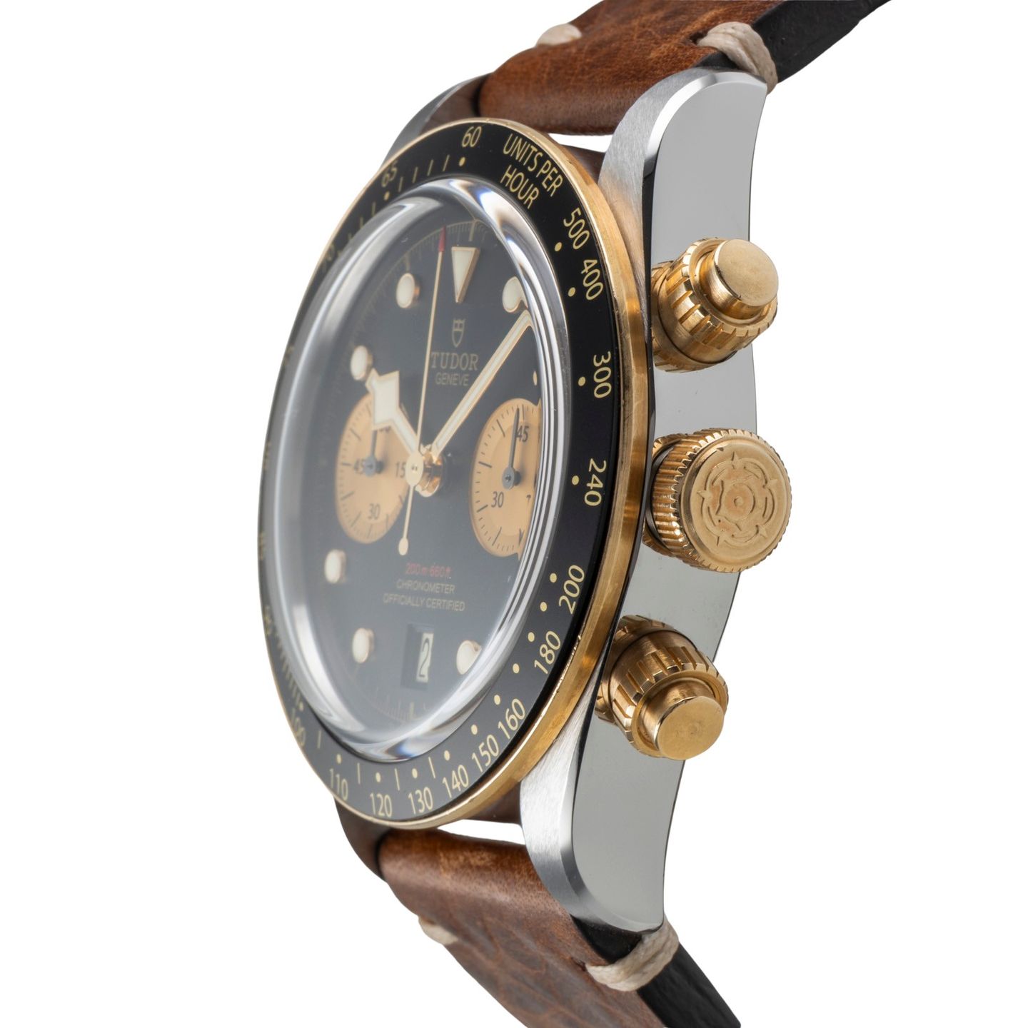 Tudor Black Bay Chrono 79363N (Onbekend (willekeurig serienummer)) - Zwart wijzerplaat 41mm Goud/Staal (6/8)