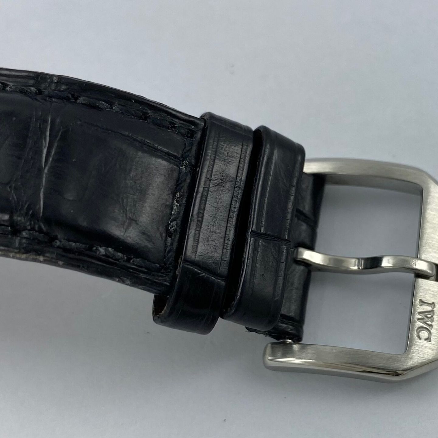 IWC Portuguese - (Unknown (random serial)) - Black dial 41 mm Steel case (8/8)