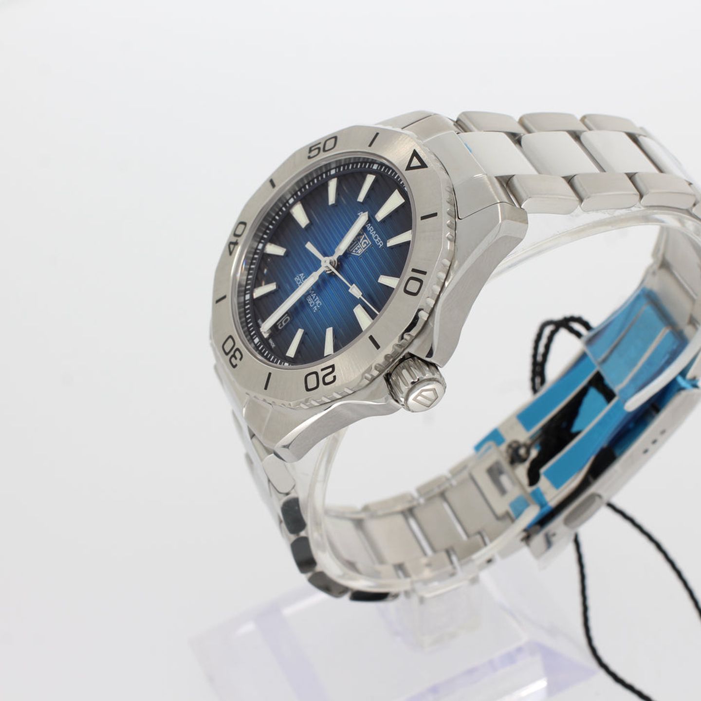 TAG Heuer Aquaracer WBP2111.BA0627 (2024) - Blauw wijzerplaat 40mm Staal (2/4)