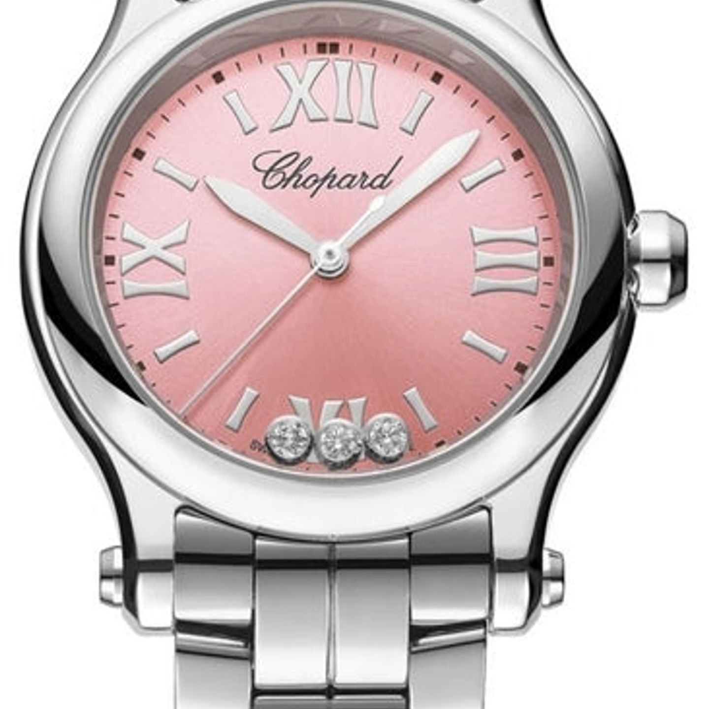 Chopard Happy Sport 278590-3012 (2026) - Roze wijzerplaat 30mm Staal (1/1)