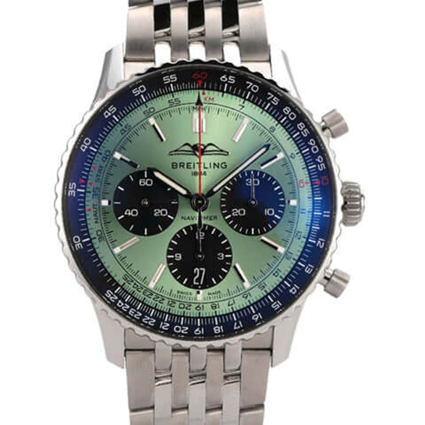 Breitling Navitimer 1 B01 Chronograph AB0138211B1A1 (2024) - Black dial 43 mm Steel case (1/8)
