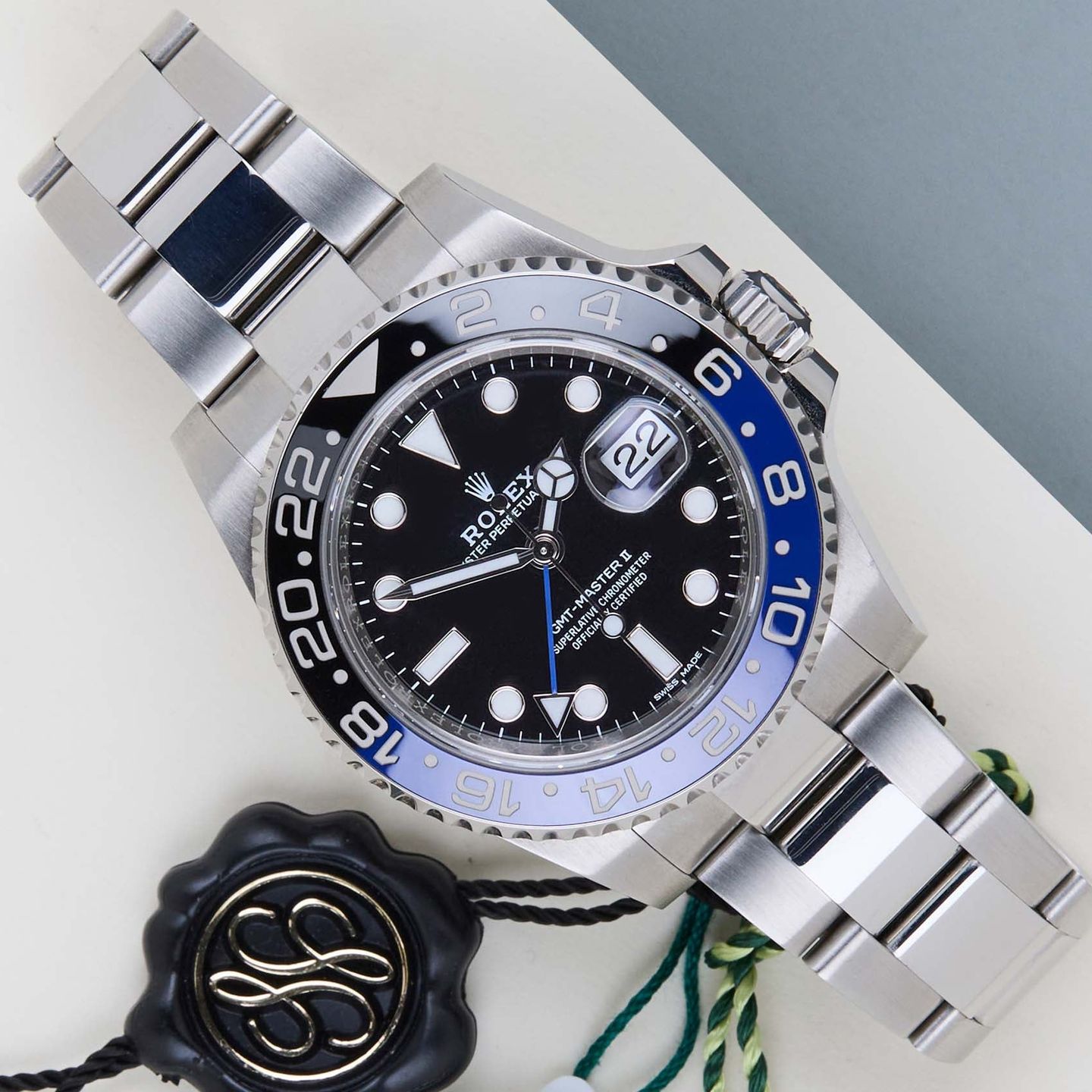 Rolex GMT-Master II 116710BLNR (2017) - Zwart wijzerplaat 40mm Staal (1/8)