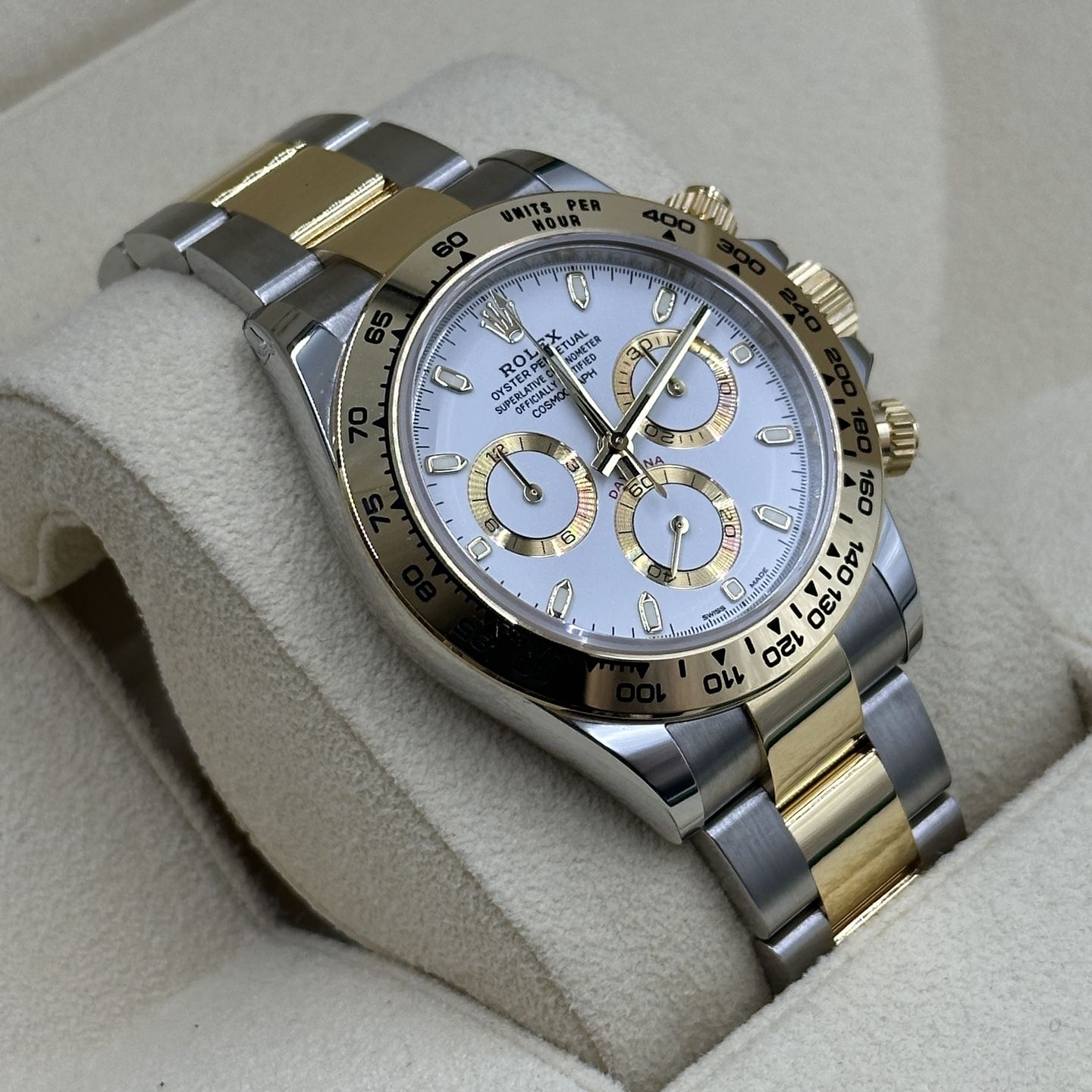 Rolex Daytona 116503 (Unknown (random serial)) - White dial 40 mm Steel case (5/8)