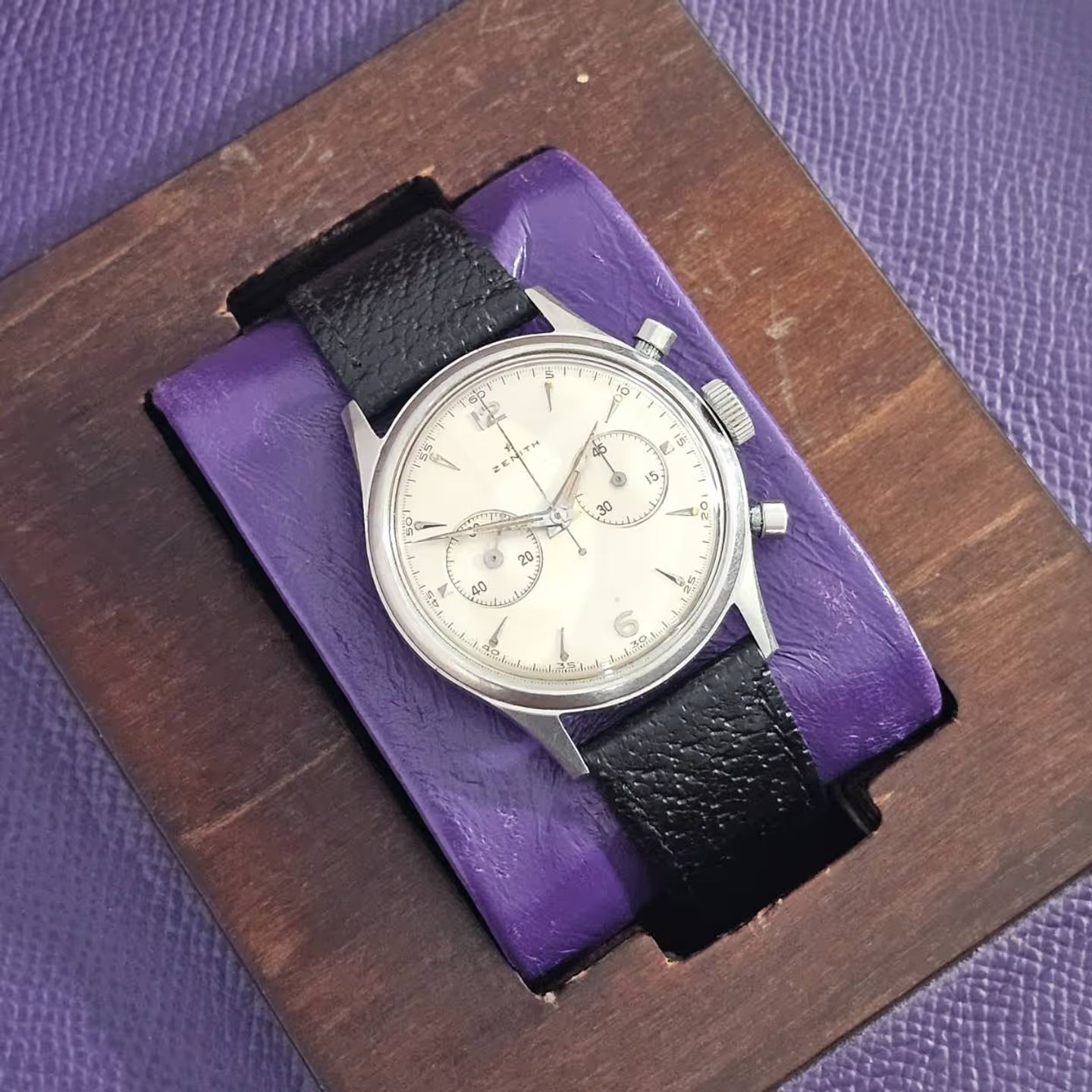 Zenith Vintage Unknown (1940) - Onbekend wijzerplaat 37mm Staal (1/4)