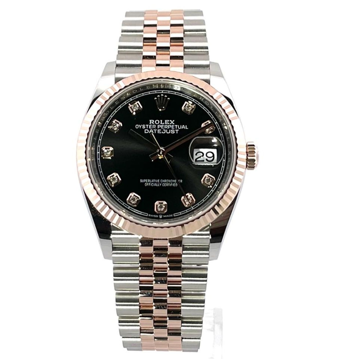 Rolex Datejust 36 126231 (2022) - Black dial 36 mm Gold/Steel case (2/8)