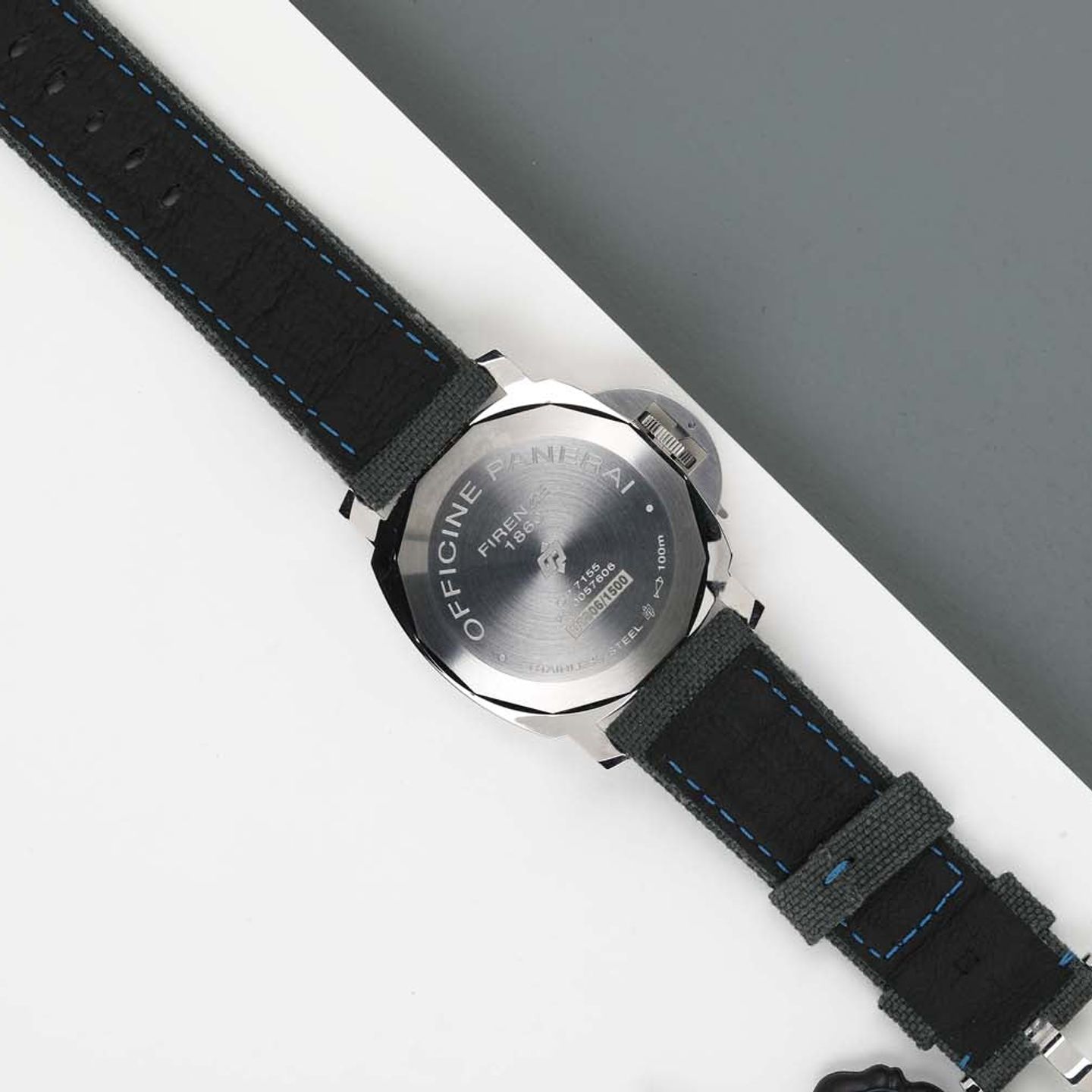 Panerai Luminor Base Logo PAM00774 (2019) - Zwart wijzerplaat 44mm Staal (6/8)