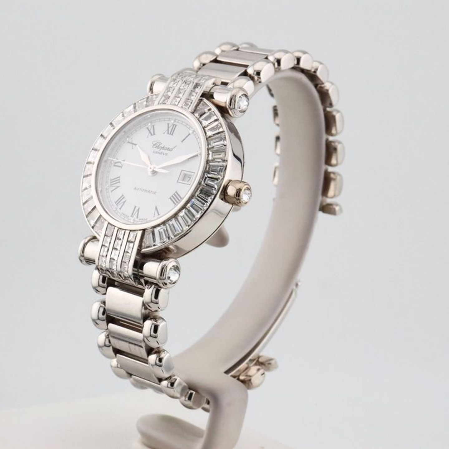 Chopard Imperiale 38/3283420 (Unknown (random serial)) - White dial 32 mm White Gold case (2/8)