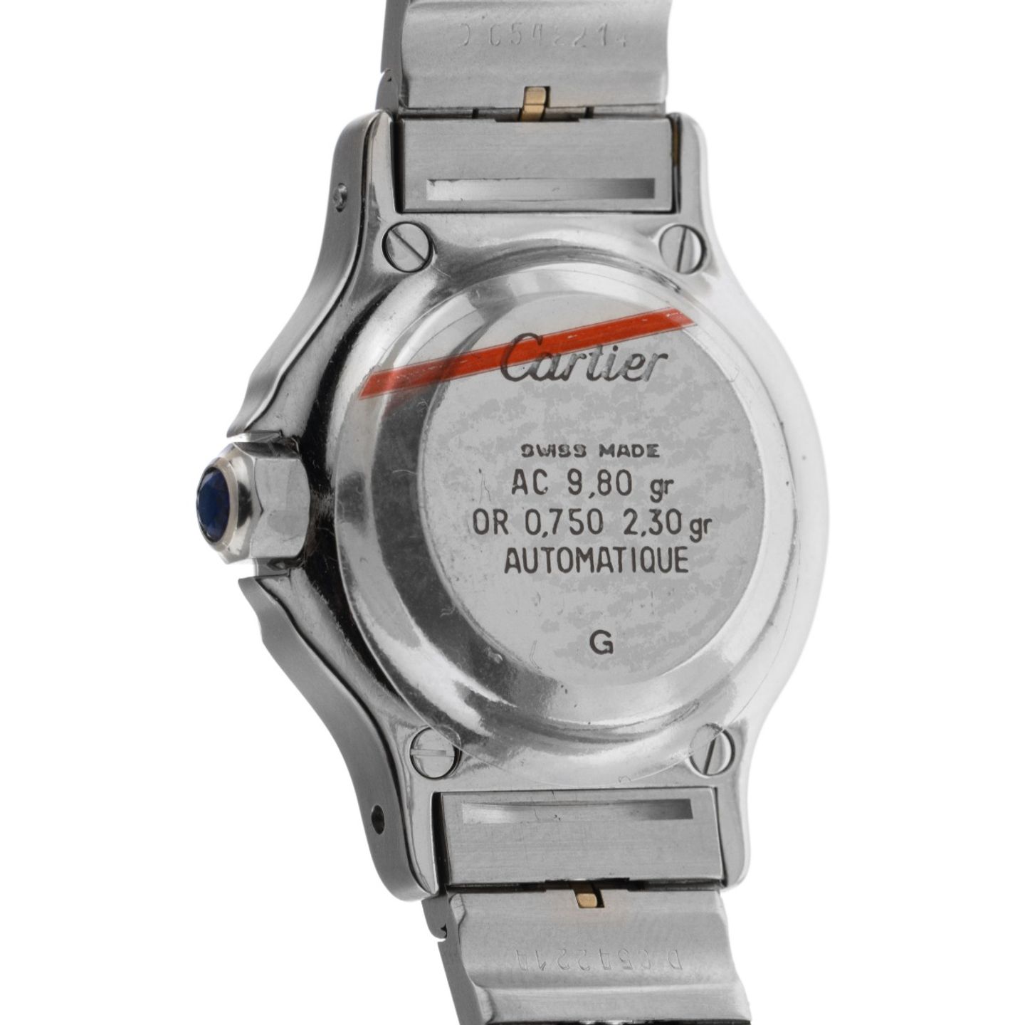 Cartier Santos 187903 (1985) - White dial 25 mm Steel case (6/8)