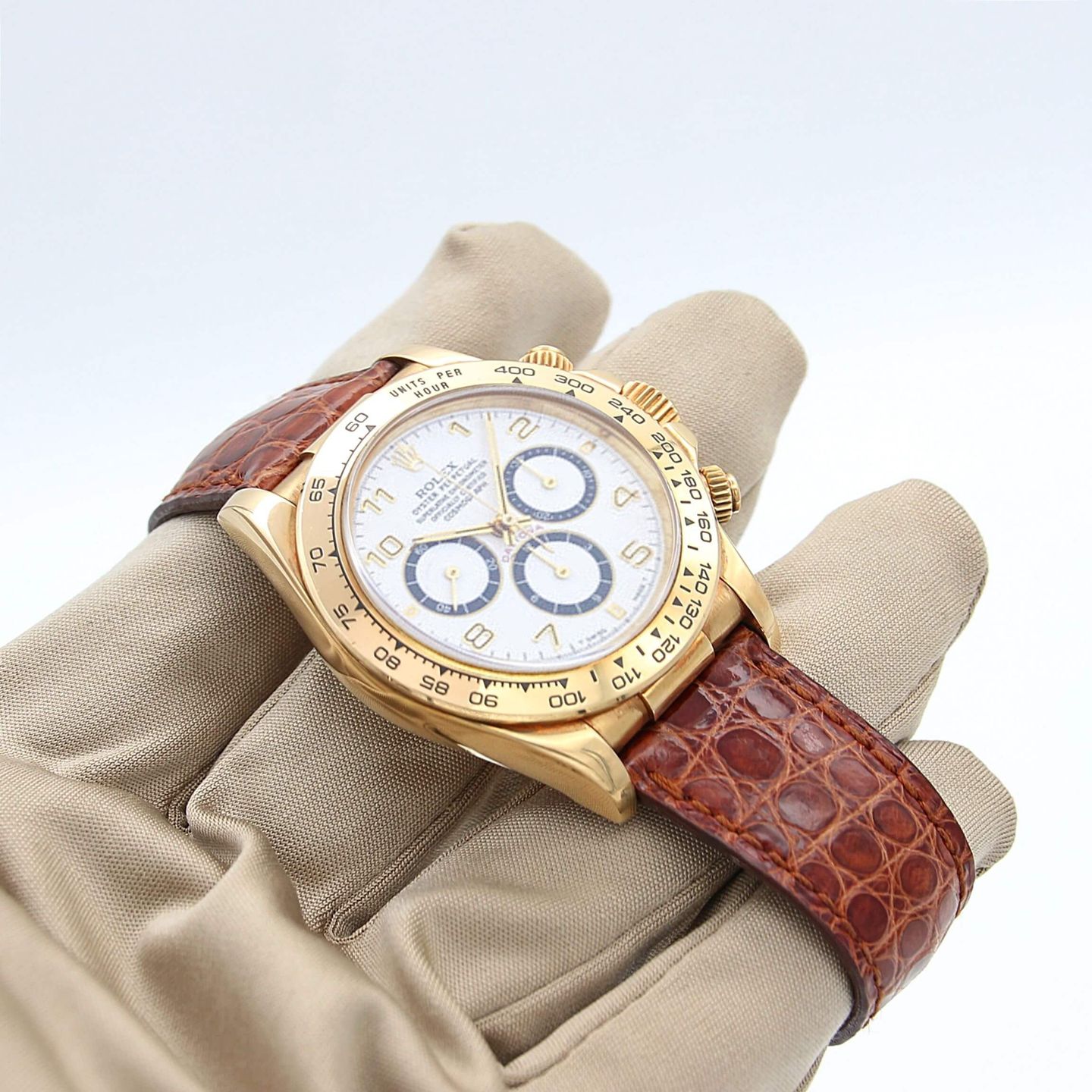 Rolex Daytona 16518 (Unknown (random serial)) - 40 mm Yellow Gold case (3/8)