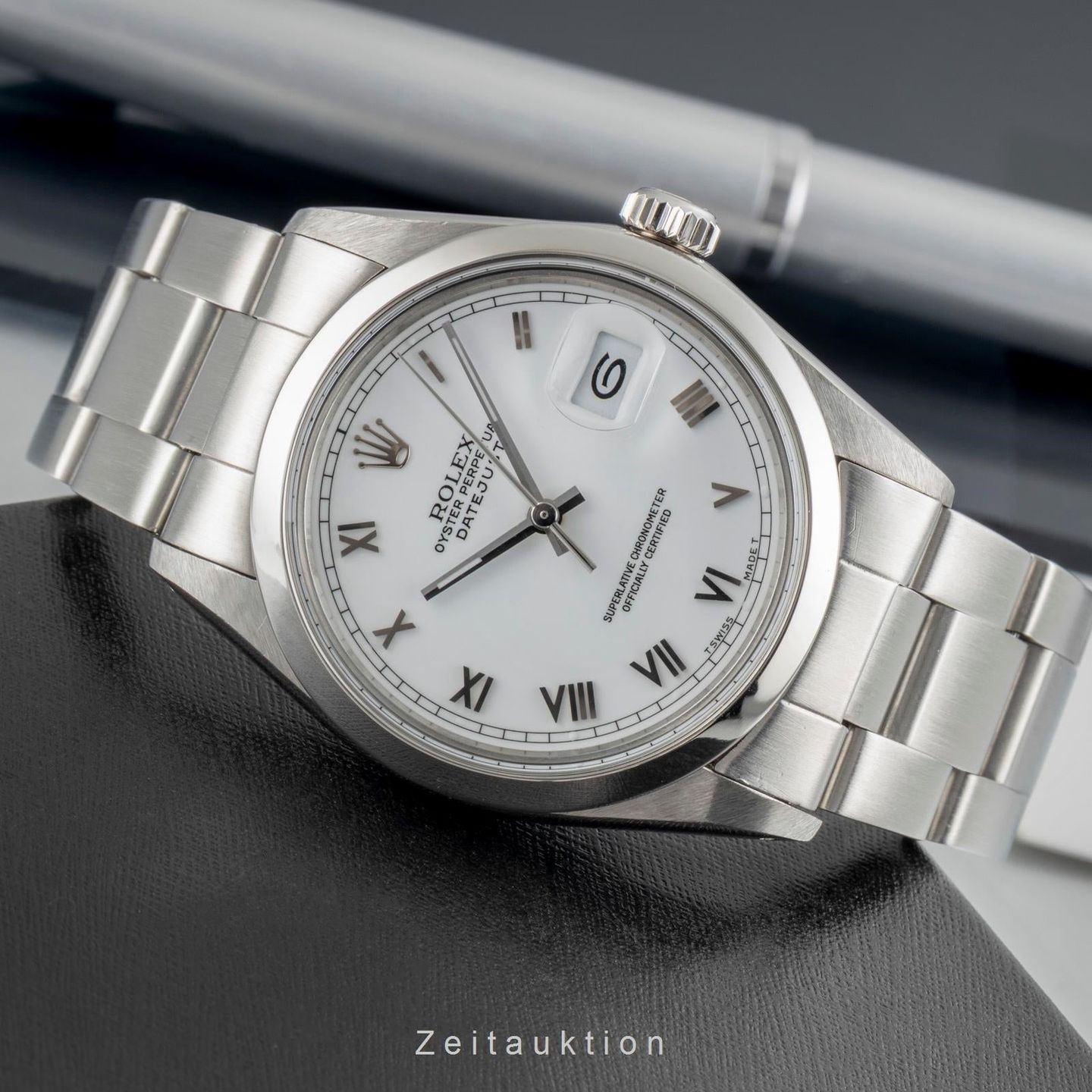 Rolex Datejust 36 16000 (1986) - White dial 36 mm Steel case (2/8)