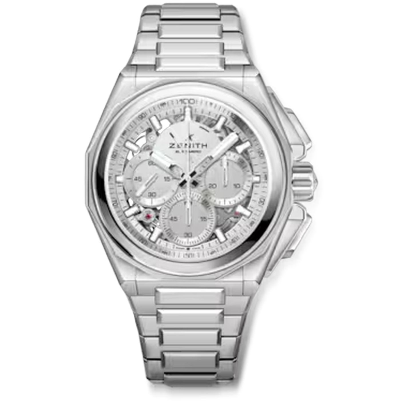 Zenith Defy 03.9102.9004/90.I001 (2025) - Transparant wijzerplaat 45mm Staal (1/1)