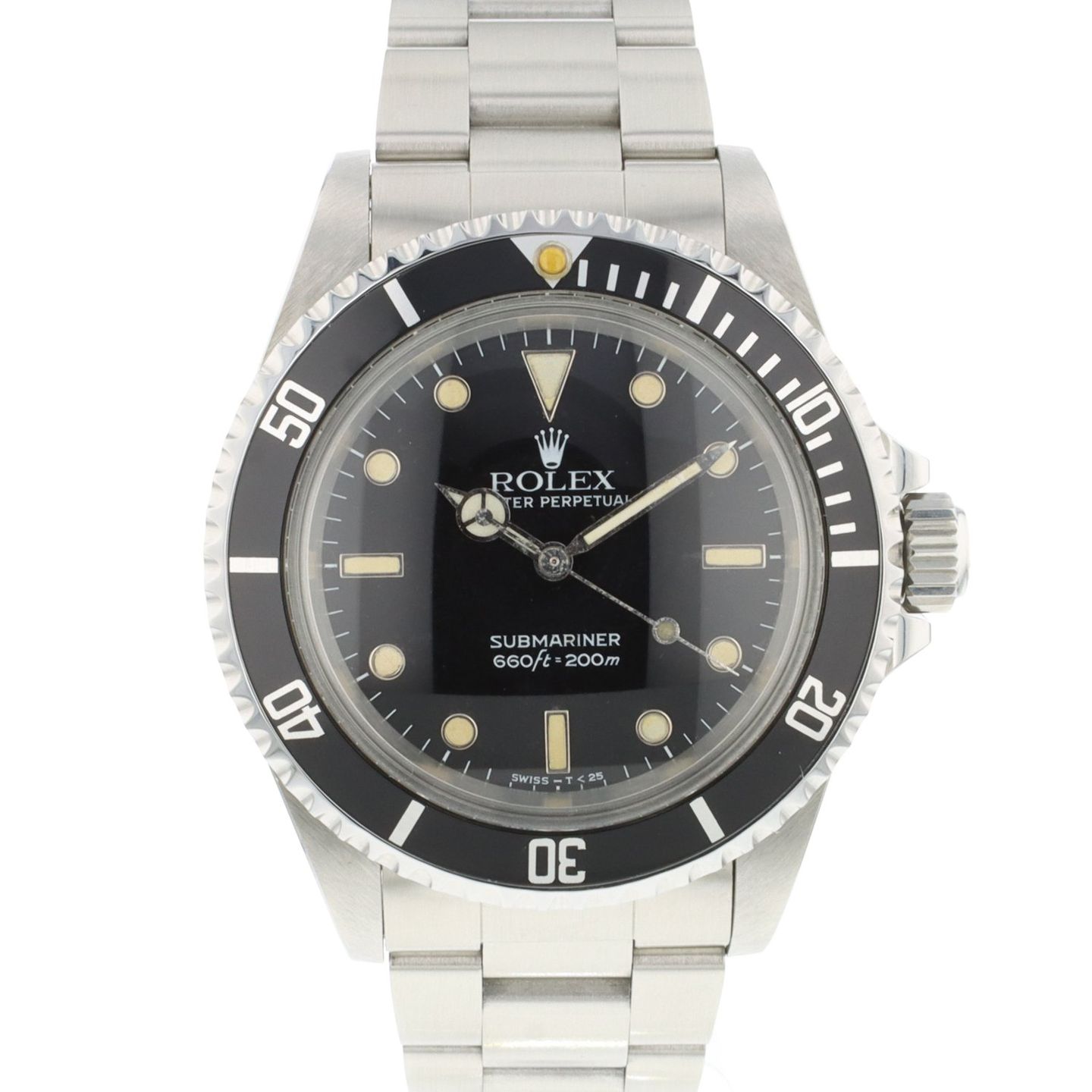 Rolex Submariner No Date 5513 (Unknown (random serial)) - Black dial 40 mm Steel case (1/6)