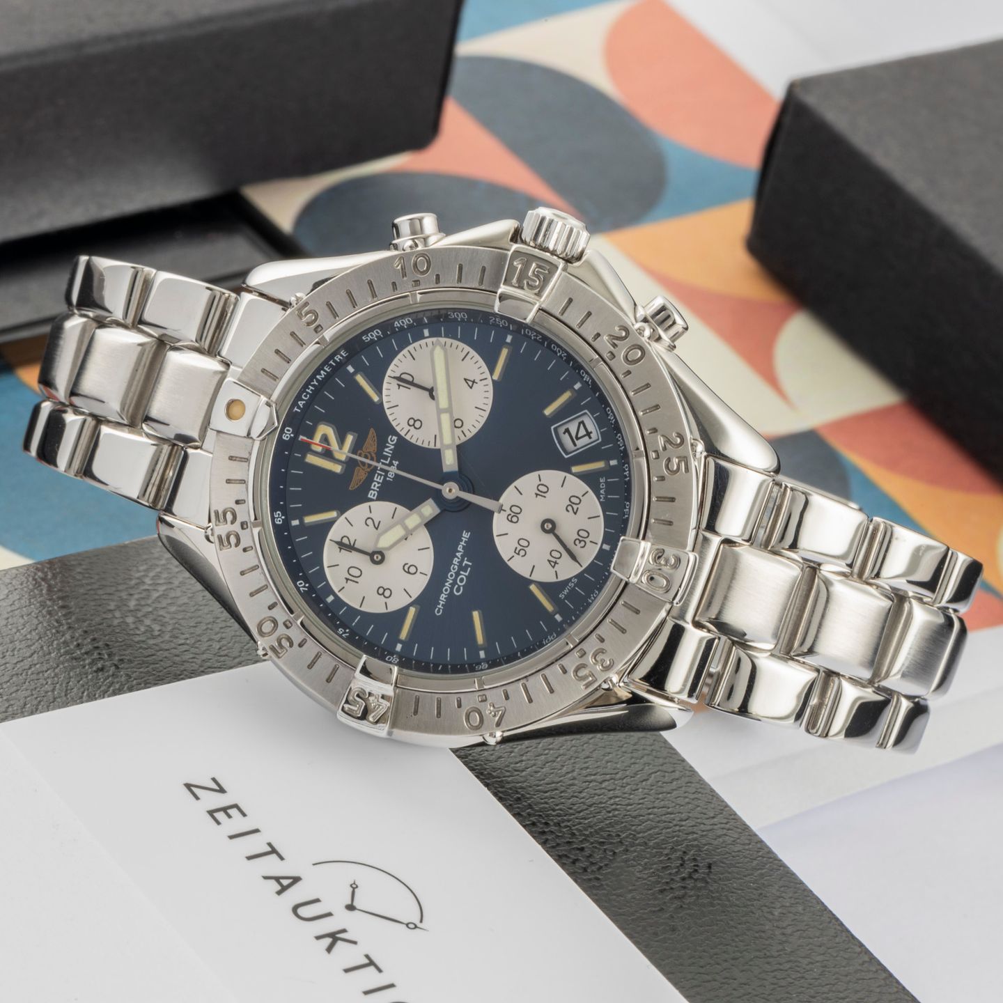 Breitling Colt Chronograph A53035 (1995) - 38mm Staal (2/8)