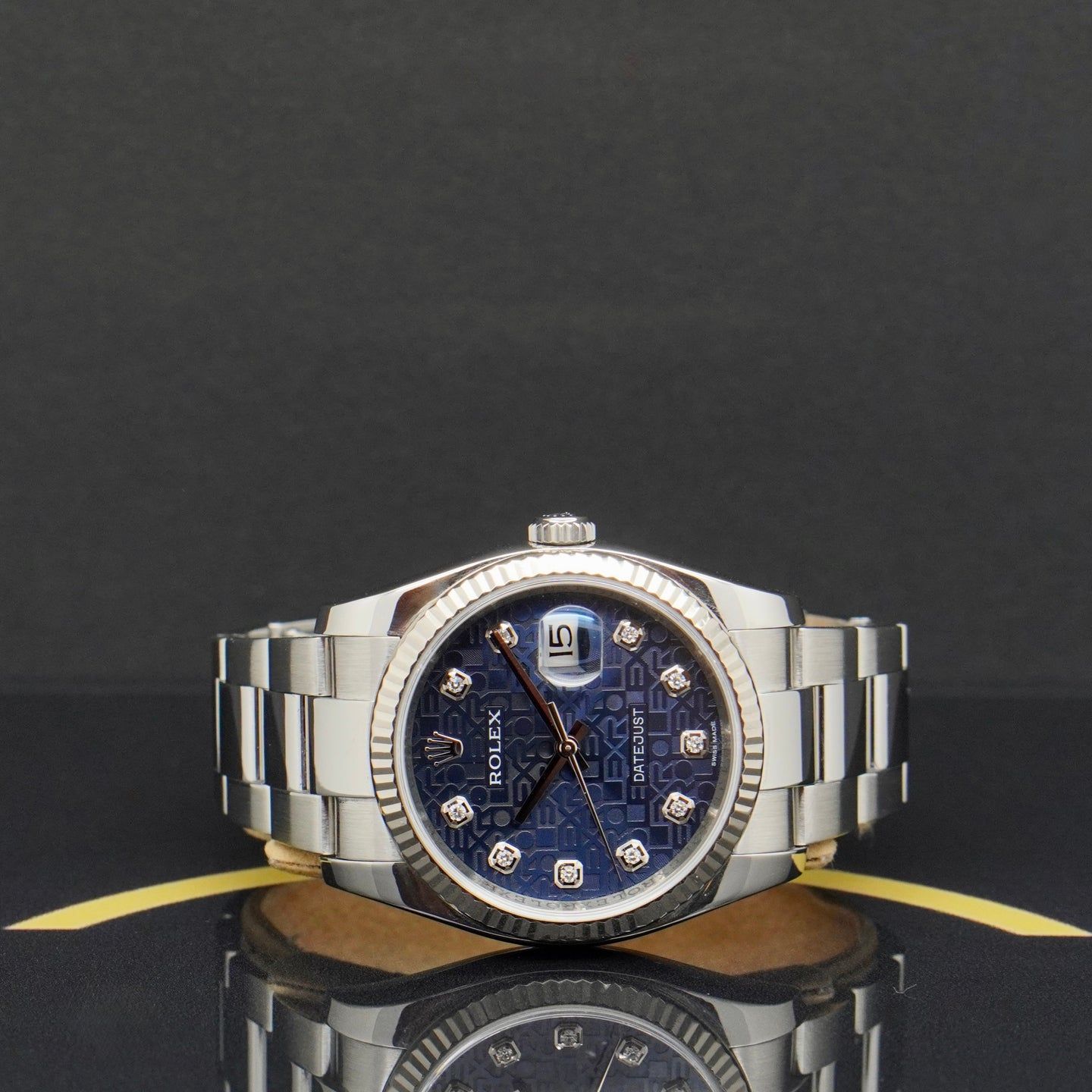 Rolex Datejust 36 116234 (2015) - Blauw wijzerplaat 36mm Staal (4/7)
