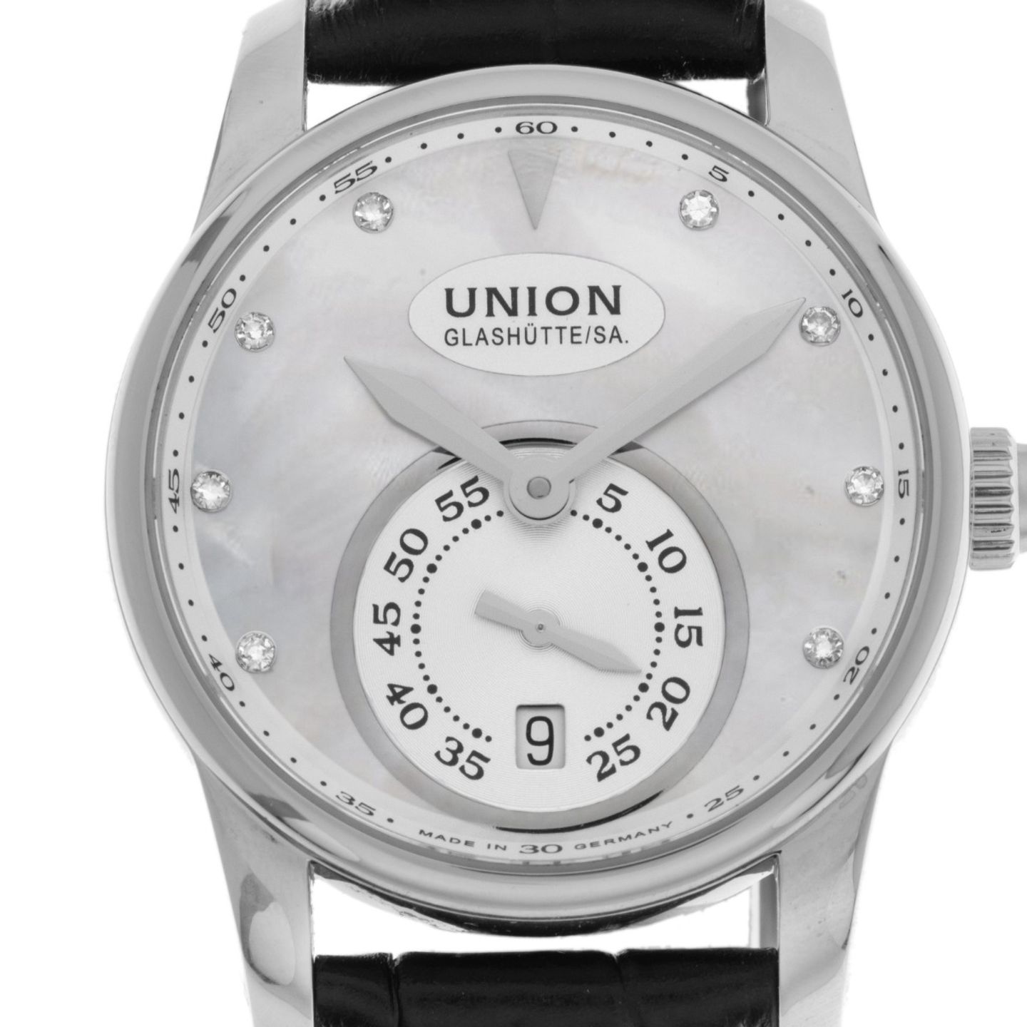 Union Glashütte Unknown 26-32-09-05-10 (2014) - Black dial 40 mm Steel case (1/7)