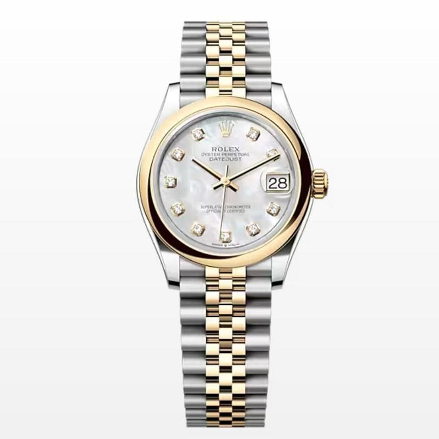Rolex Datejust 278243 (2025) - Parelmoer wijzerplaat 31mm Staal (1/1)