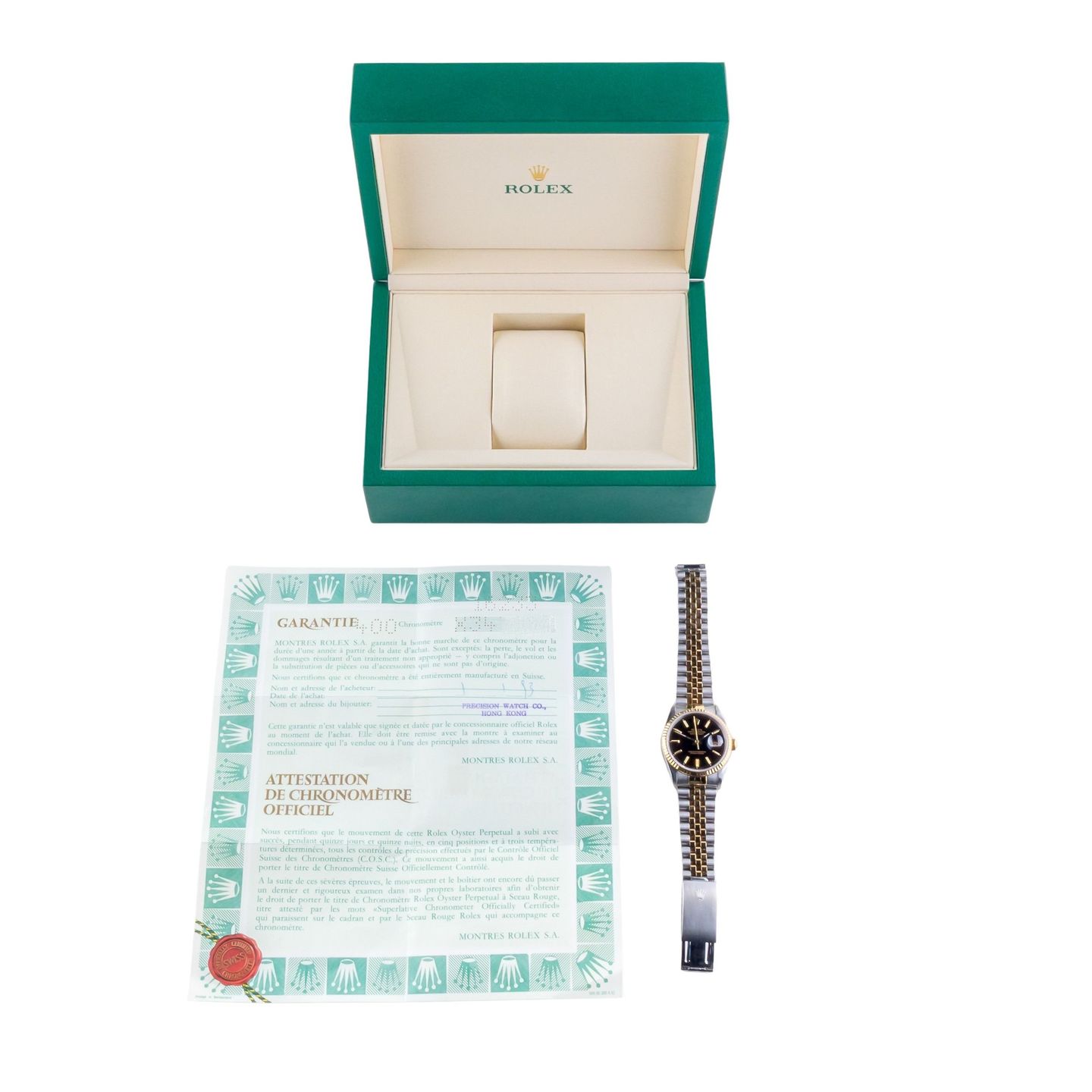 Rolex Datejust 36 16233 (1991) - 36 mm Gold/Steel case (8/8)